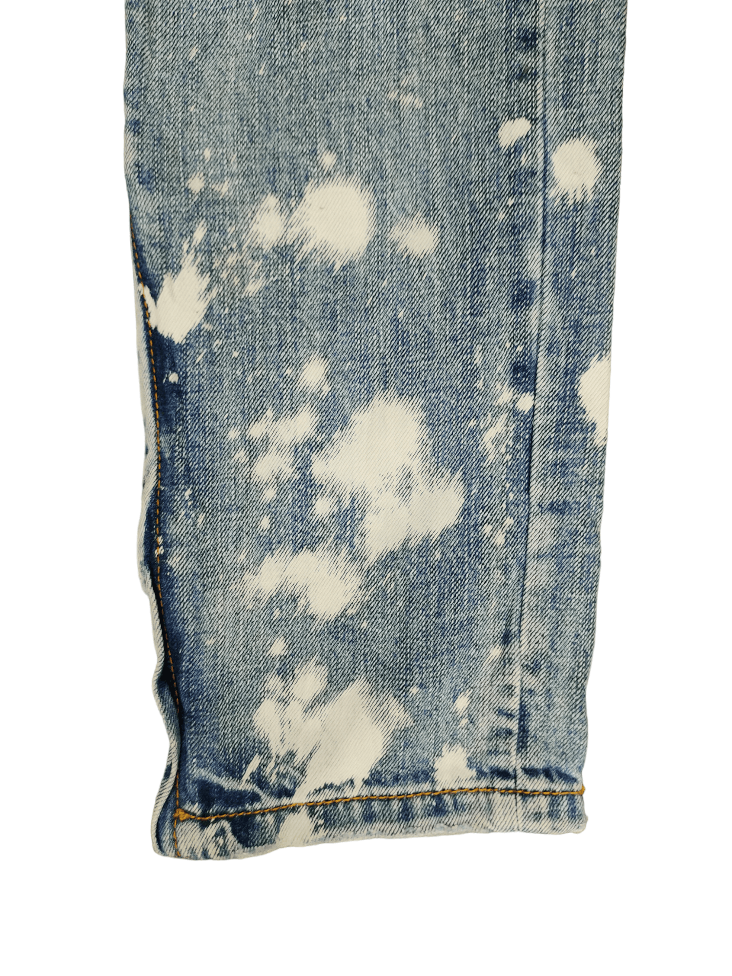 MNML Mnml Bleach Destroy Denim Jeans Skinny Streetwear Size US 34 / EU 50 - 8 Thumbnail