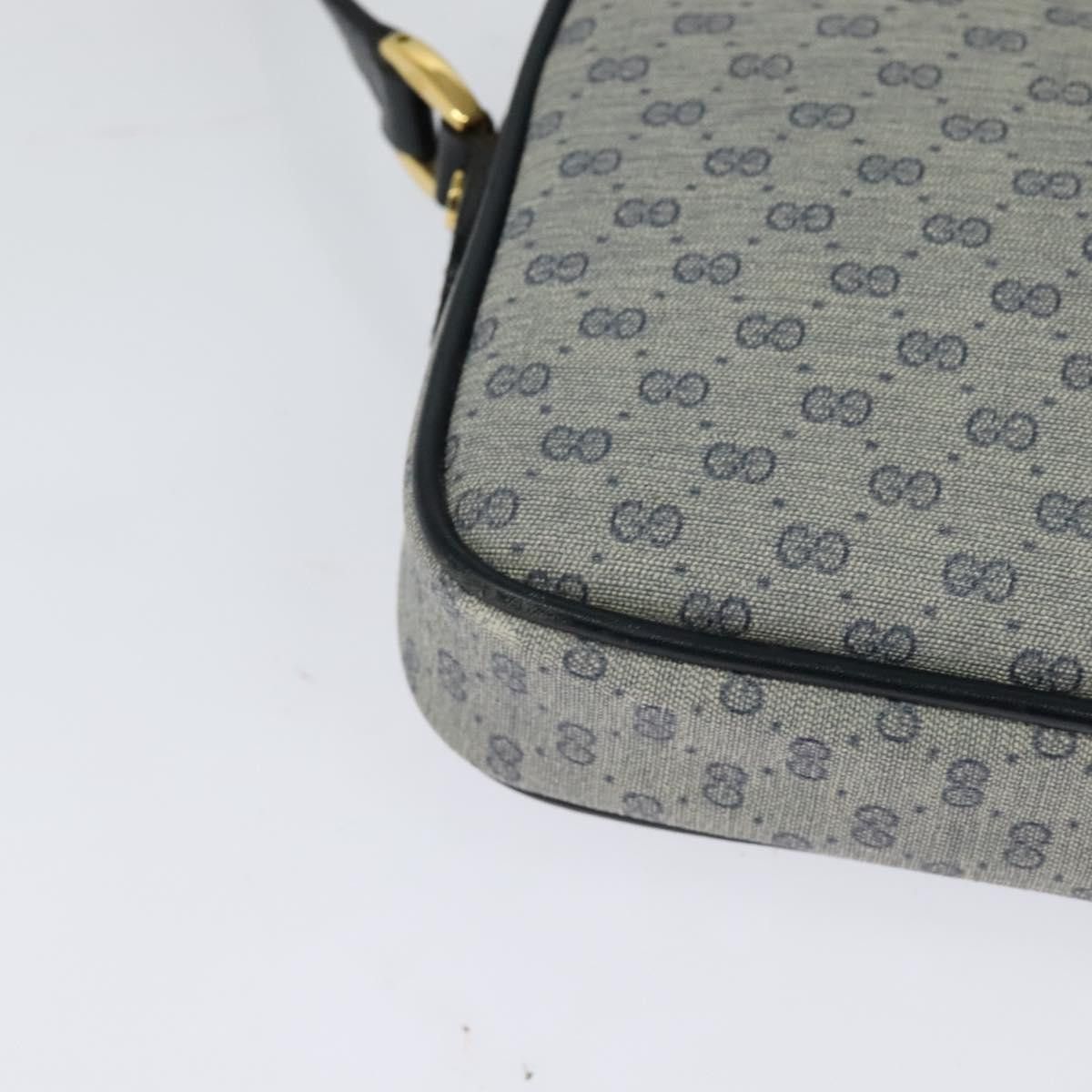 Gucci GUCCI Micro GG Supreme Shoulder Bag Pvc Navy Gold 007 904 Size ONE SIZE - 12 Thumbnail