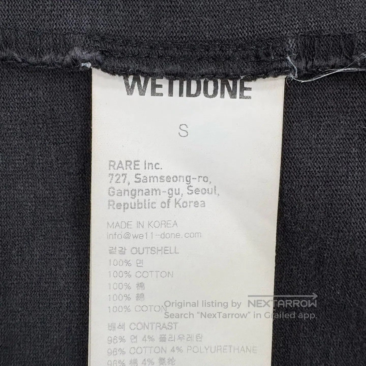 WE11DONE we 11 done Short-sleeved shirt with the nail logo on the b Size US S / EU 44-46 / 1 - 3 Thumbnail