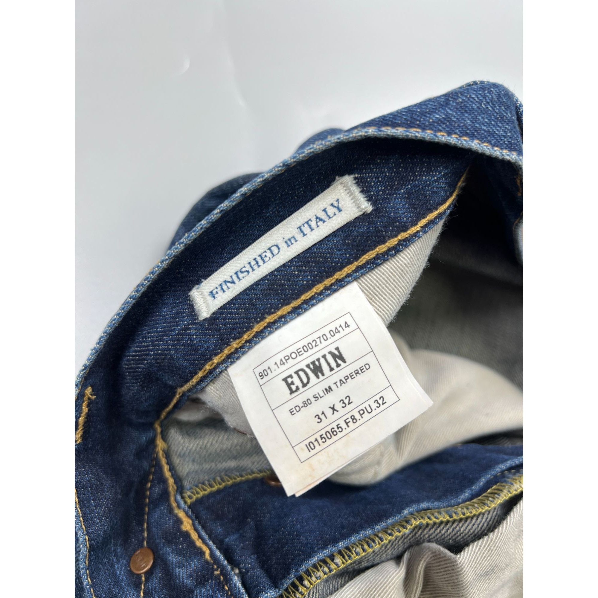 Edwin Edwin ED-80 Selvedge Denim Jeans Pants (Y0930) Size US 31 - 10 Thumbnail