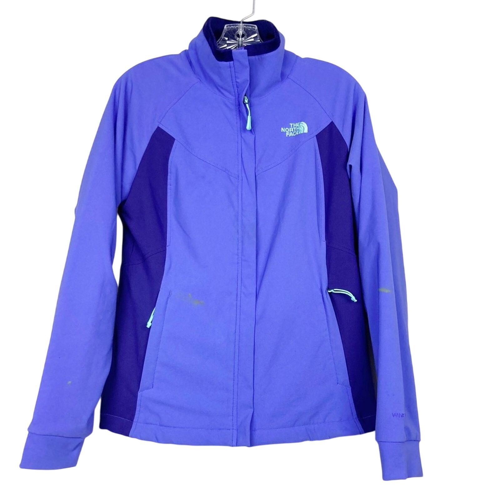 The North Face North Face Purple Windwall Jacket Fuzzy Inside Sz S Size S / US 4 / IT 40 - 10 Thumbnail