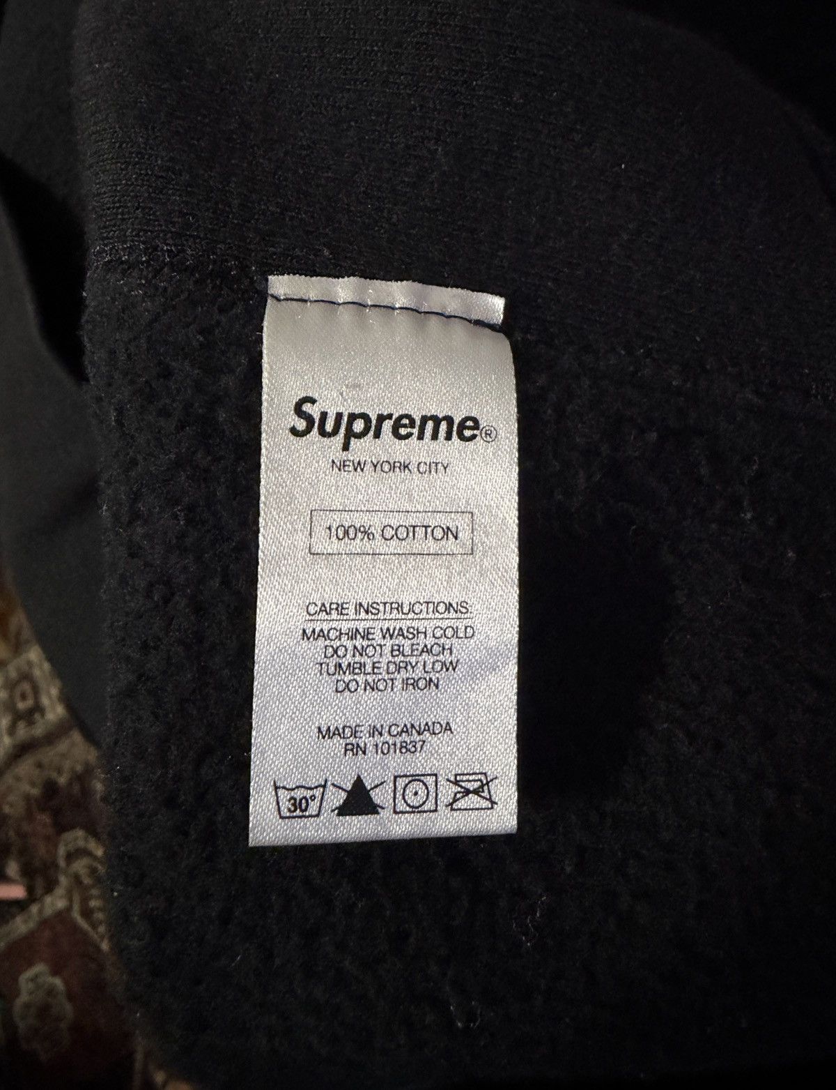 Supreme FW14 Supreme Ruff Ryders Hoodie 2014 Large L Black DMX RARE Size US L / EU 52-54 / 3 - 7 Thumbnail