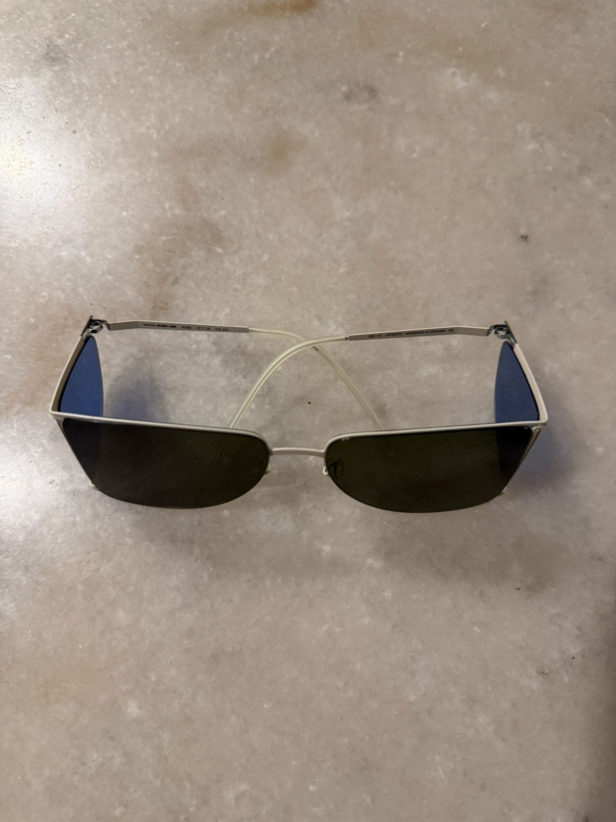 Mykita MYKITA x Helmut Lang HL002 White/Brown/Blue Size ONE SIZE - 3 Thumbnail