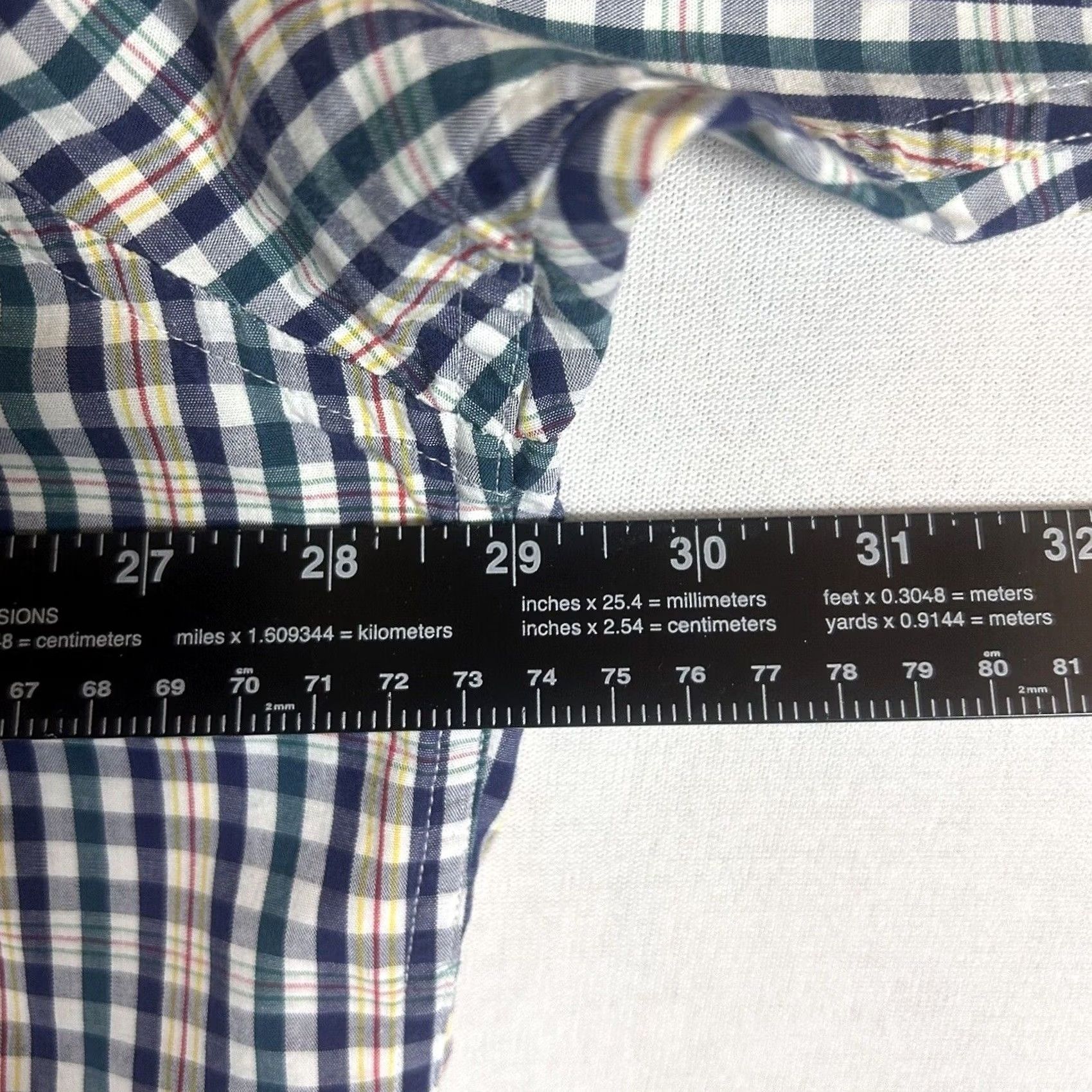 Pendleton Pendleton Plaid Button-Up Shirt Mens XL Short Sleeve Casual Cotton Size US XL / EU 56 / 4 - 7 Thumbnail