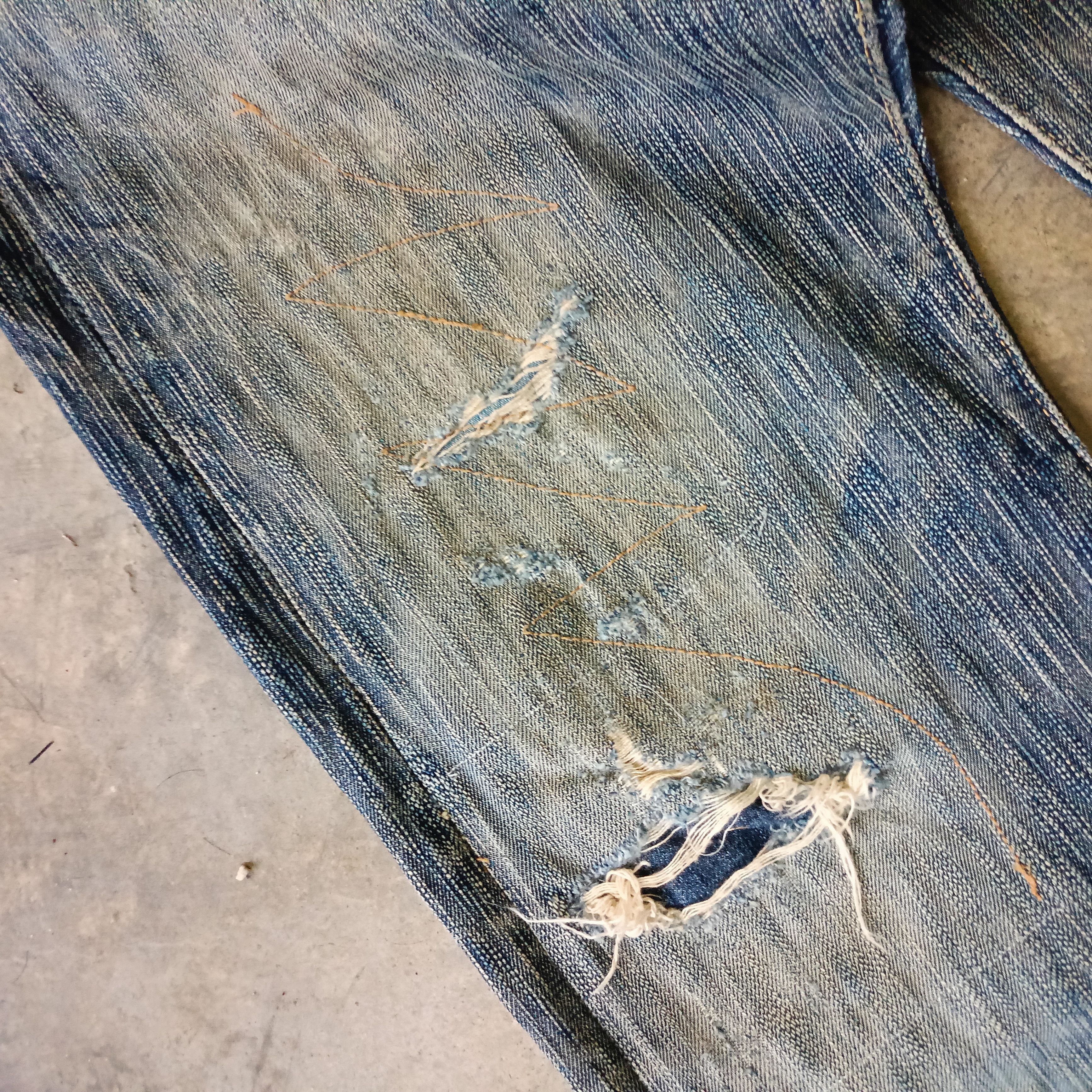 Eternal Eternal Distressed Denim Japanese Brand Size US 31 - 7 Thumbnail