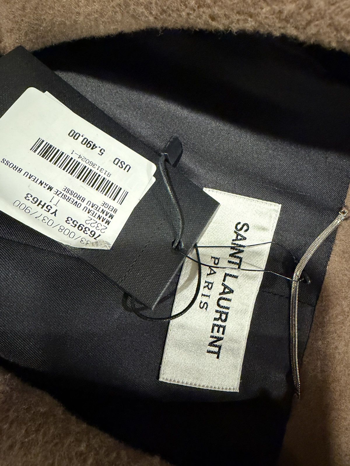 Saint Laurent Paris Saint laurent mens oversized coat $5400 Size US XL / EU 56 / 4 - 3 Thumbnail