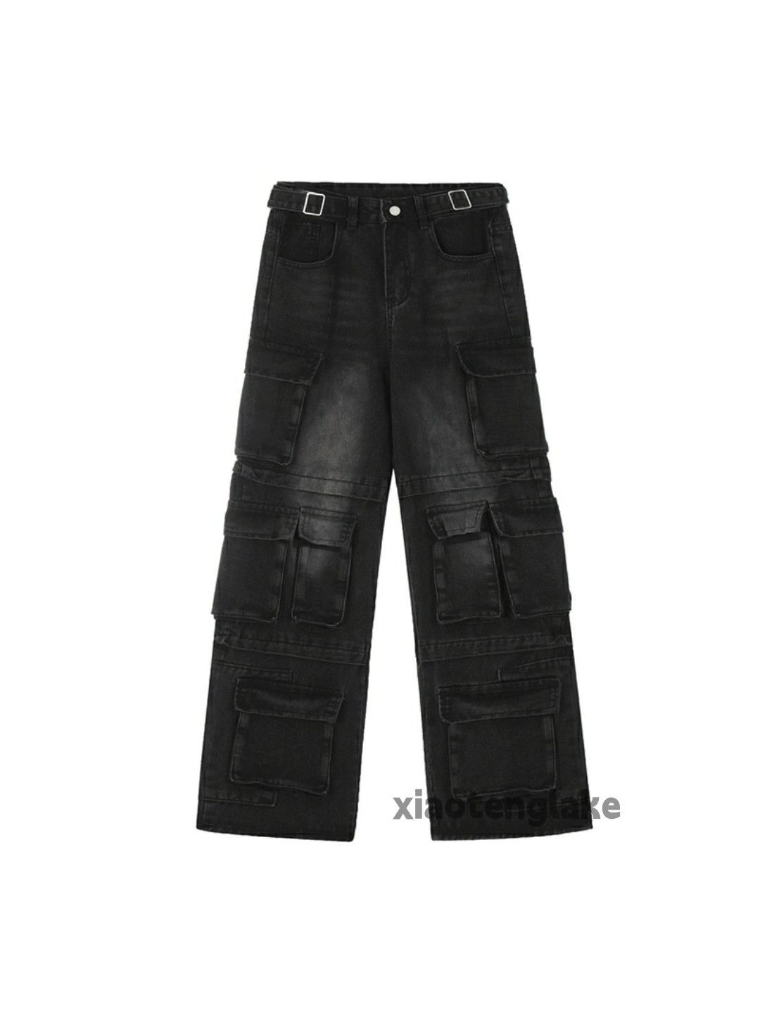 Jean × Vintage washed faded cleanfit loose baggy utility cargo pants Size US 32 / EU 48 - 3 Thumbnail