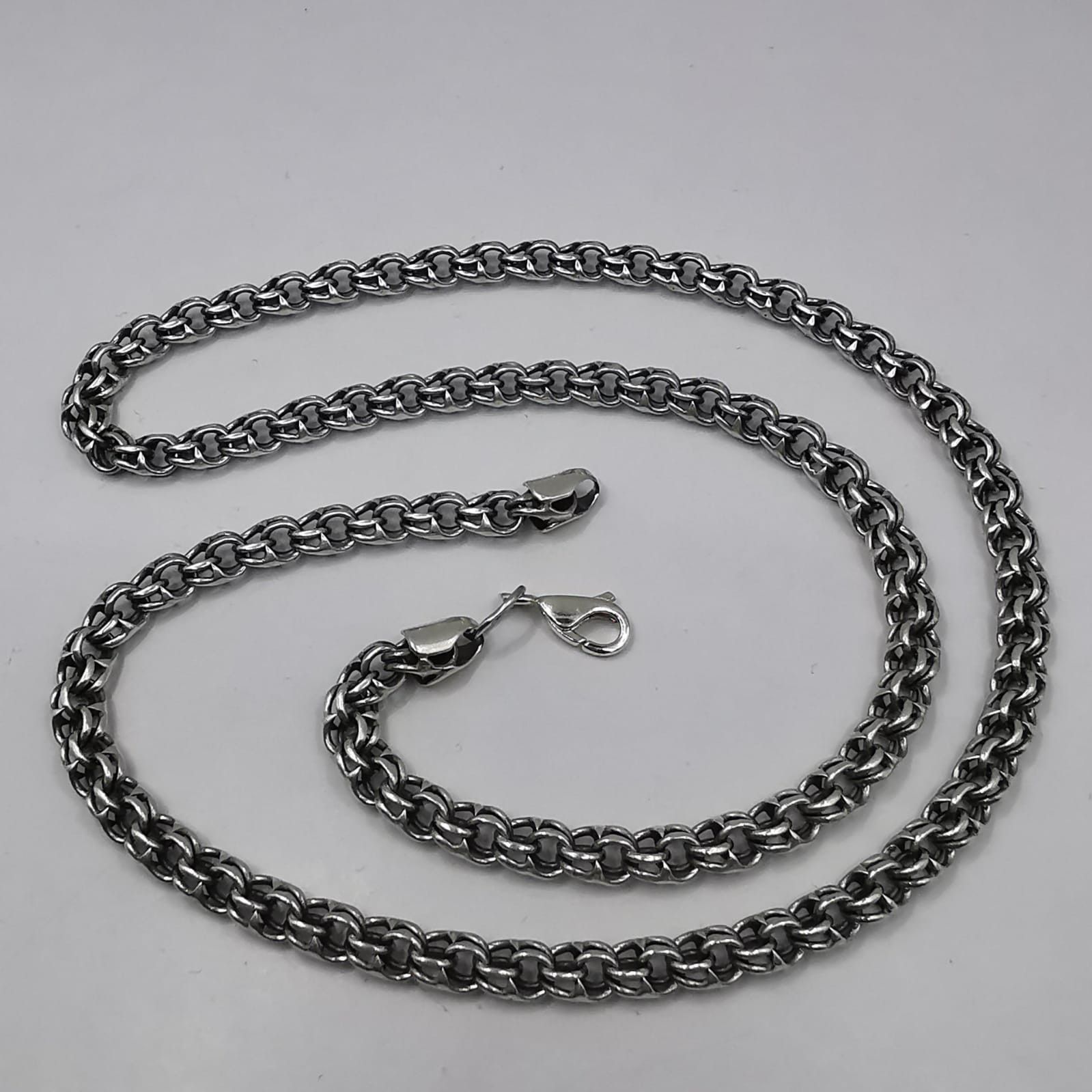 Vintage Jewelry Chain, 925 Sterling Silver, Signed 32,04G, Men's