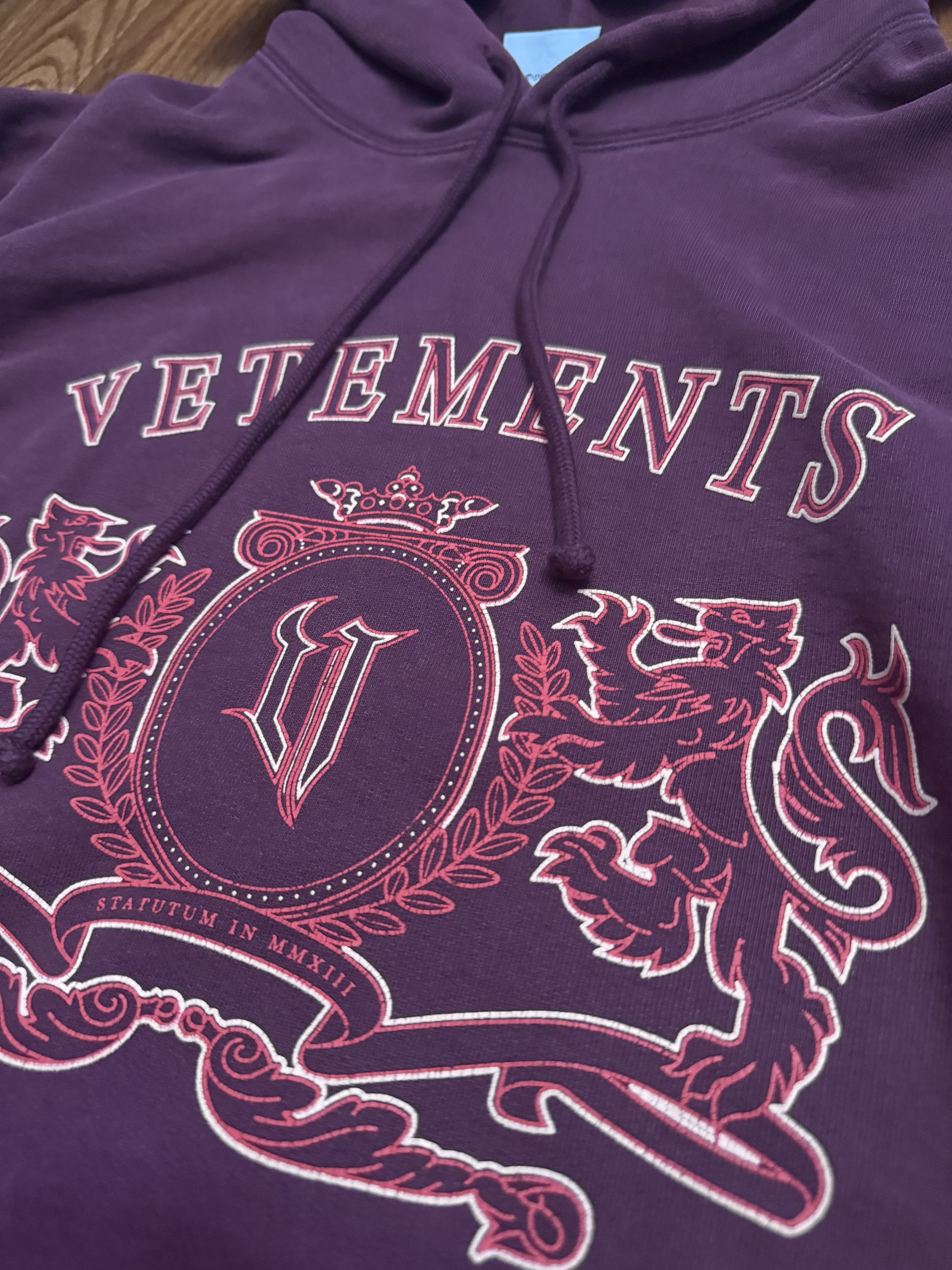 Vetements Vetements Red Royal Hoodie Size US M / EU 48-50 / 2 - 4 Thumbnail