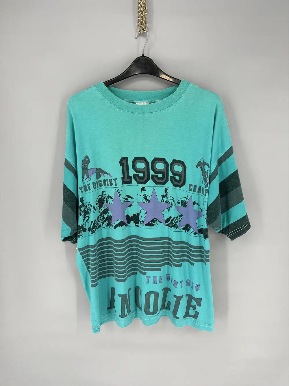 NFL × NHL Vintage 90s NFL American Football fullprint tees Size US XL / EU 56 / 4 - 1 Thumbnail