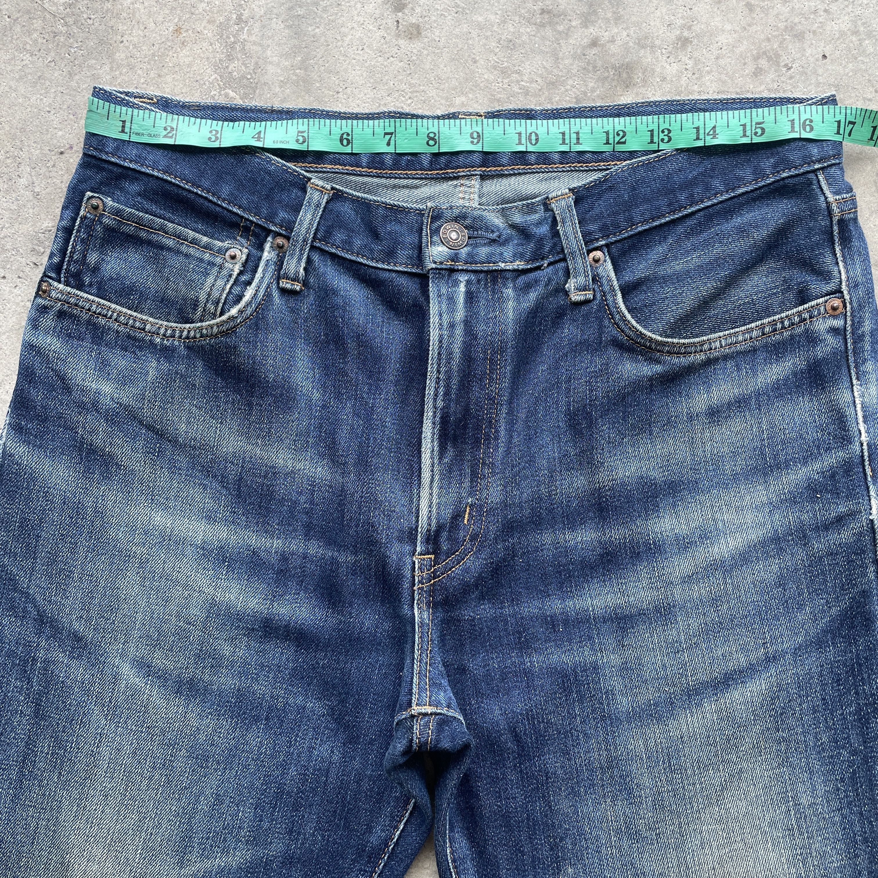 Edwin W34x25 Vintage Edwin 503 Jeans Faded Denim Pants Size US 34 / EU 50 - 5 Thumbnail