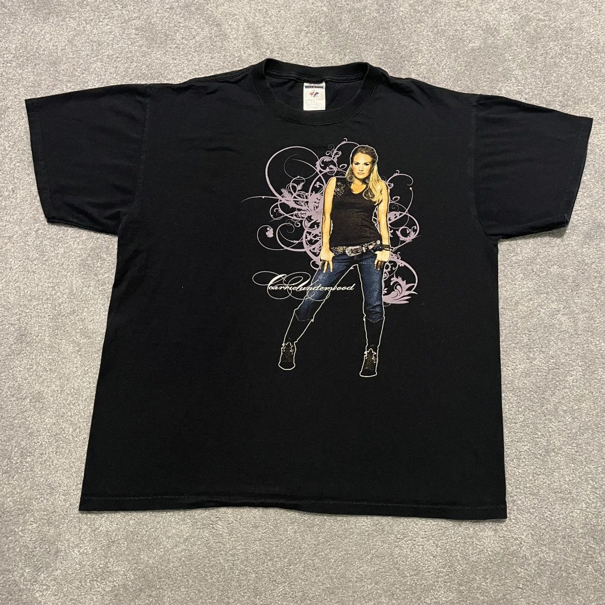 Band Tees × Vintage Vintage 2000s Carrie Underwood BB Simon Graphic Tour T Shirt Size US L / EU 52-54 / 3 - 1 Thumbnail