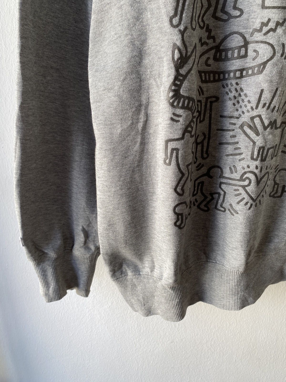 Keith Haring × Vintage Vintage K.Haring Baby Radiant Oversized Hooded Sweatshirt Size US XL / EU 56 / 4 - 7 Thumbnail