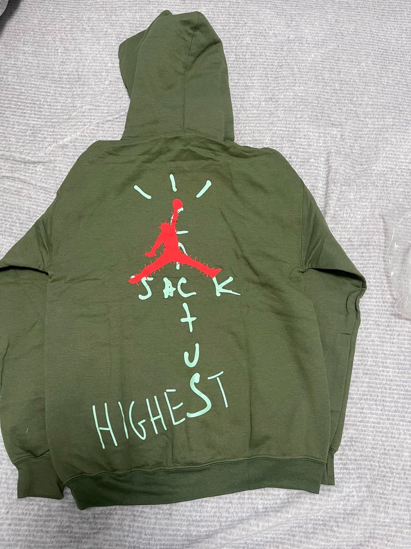 Nike TS x Nike Cactus Jack Green Barbed Hook Hoodie S Size US S / EU 44-46 / 1 - 4 Thumbnail
