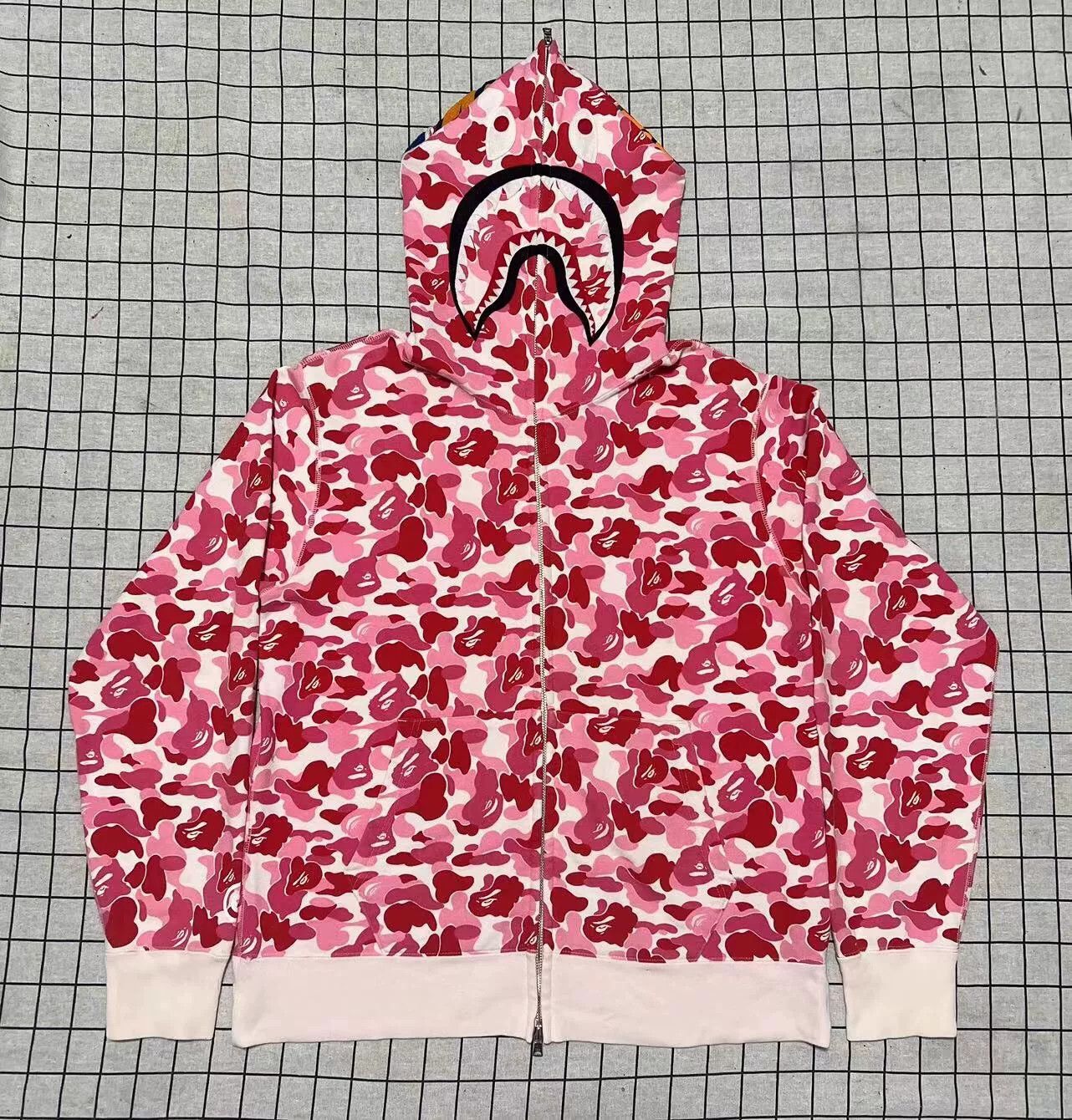 Bape Bape Shark Camo Multi Light Jacket xl Men Size US XL / EU 56 / 4 - 1 Thumbnail