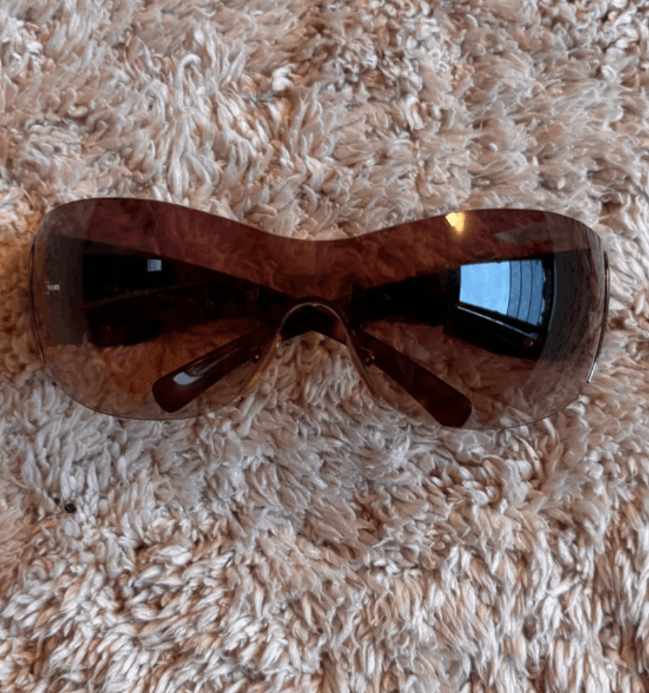 Prada PRADA Sunglasses Flame 2004 Star Mask Fire Chrome Silver Size ONE SIZE - 5 Thumbnail