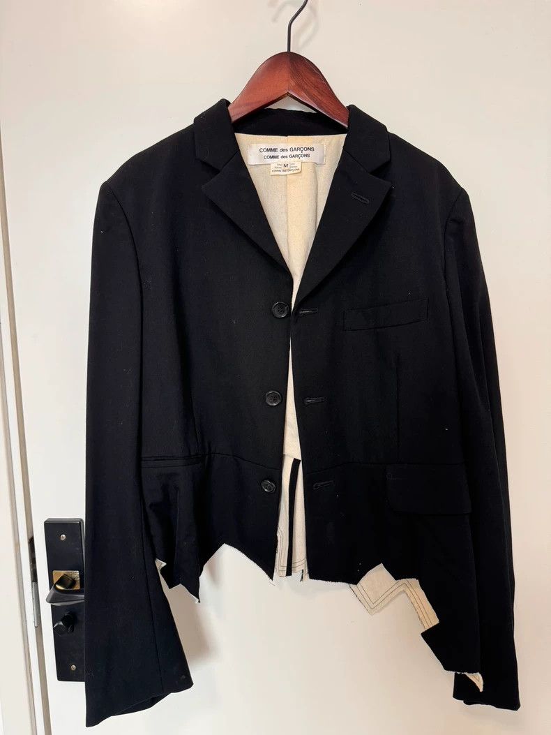 Comme des Garcons Comme des Garcons Irregular hem wool coat suit jacket Size M / US 6-8 / IT 42-44 - 3 Thumbnail