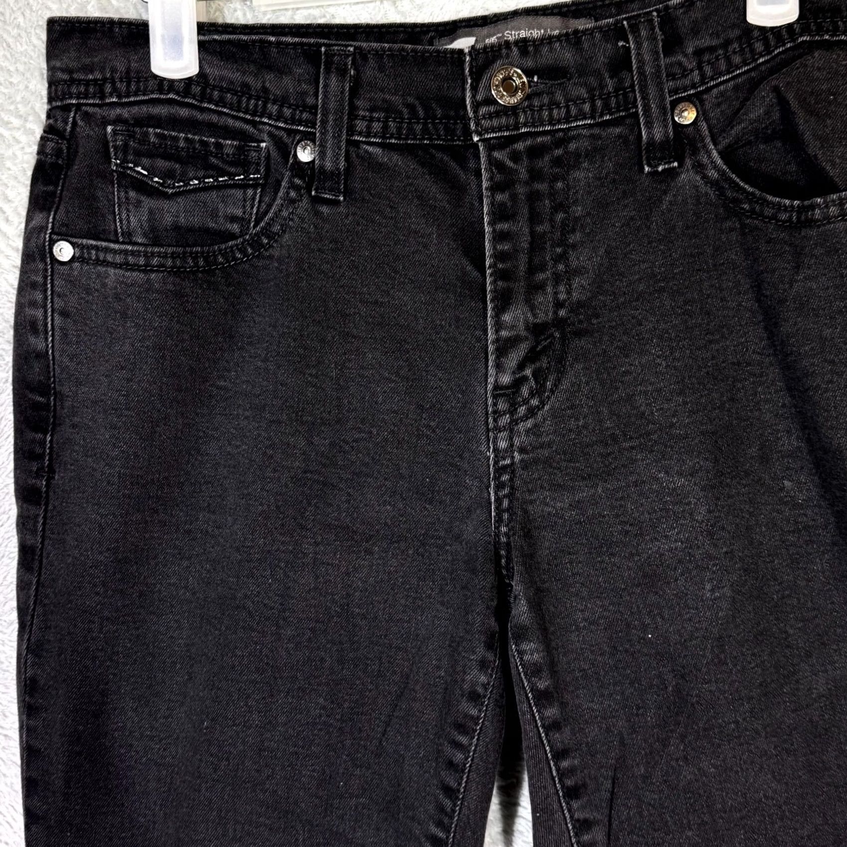 Levi's VINTAGE Levi’s 505 Womens Jeans Size 18 Black Denim Dark Wash Mid Rise Straight Leg Mens, Womens, Girls, Boys Size 40" / US 18 - 3 Thumbnail