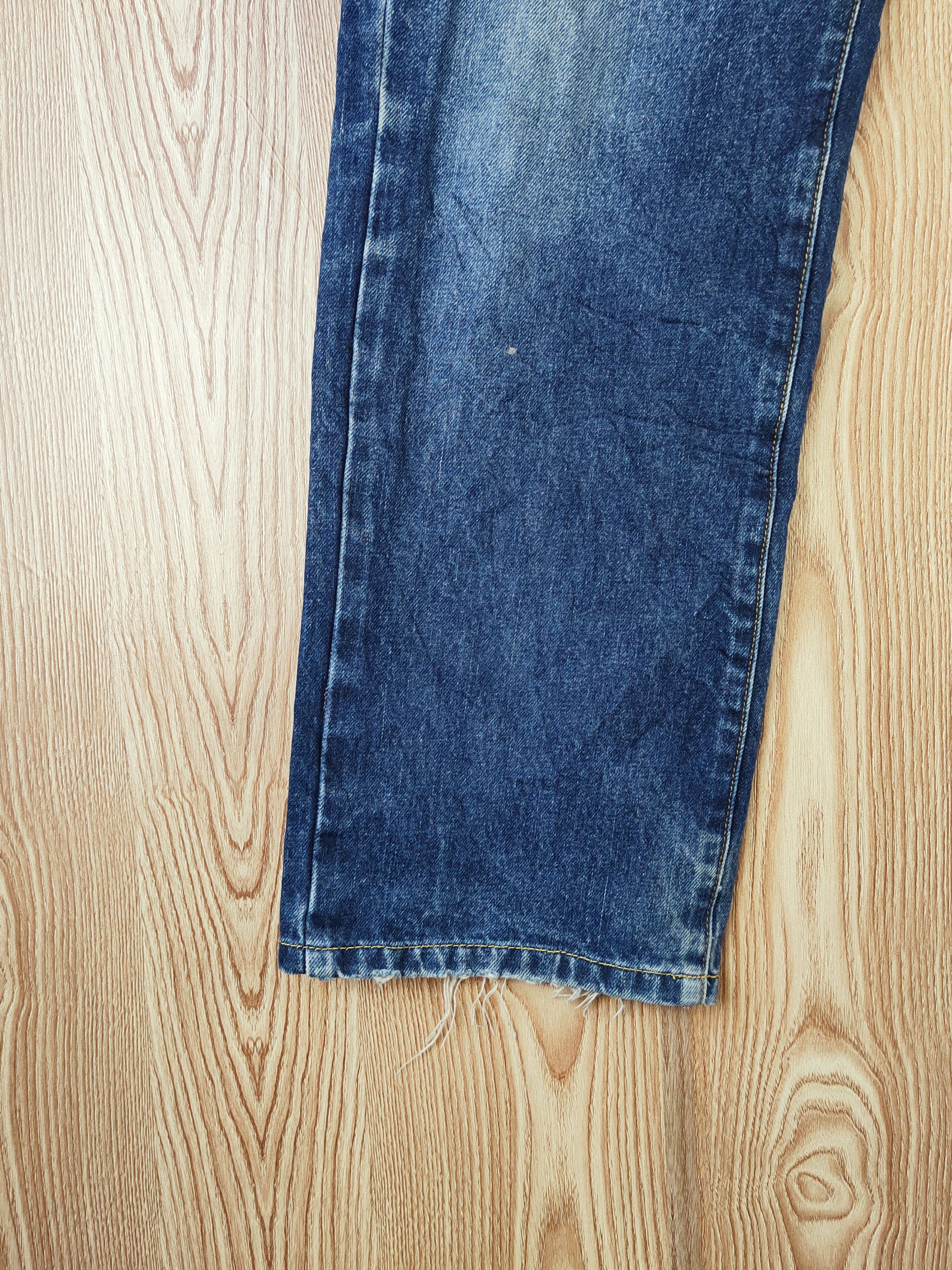 Japanese Brand Japan Jeans Dark Blue Distressed Ripped Jeans #S2706 Size US 31 - 4 Thumbnail
