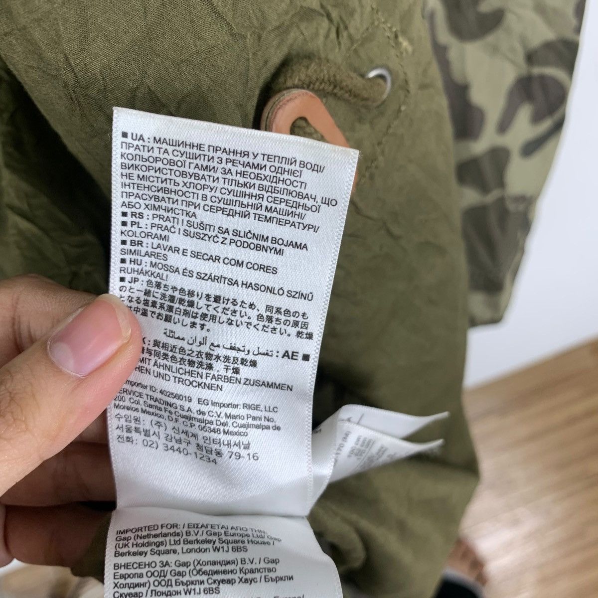 Gap Vintage GAP DUCK FROGSKIN Camouflage Outdoor Jacket Heavy Size US M / EU 48-50 / 2 - 16 Thumbnail