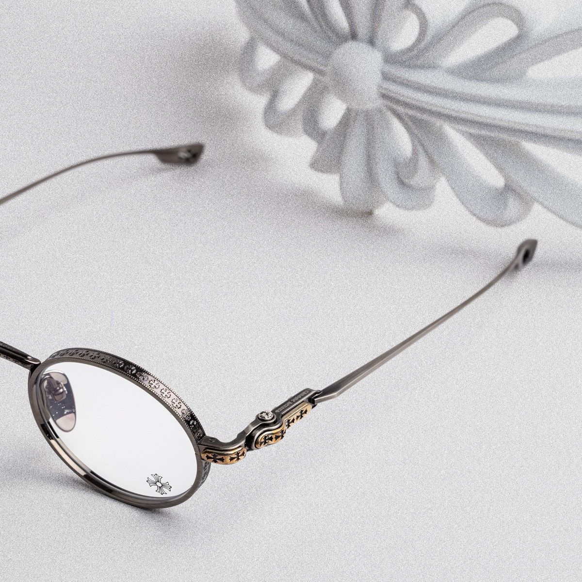 Chrome Hearts CHROME HEARTS HONEY DIPPED PEWTER GLASSES Size ONE SIZE - 3 Thumbnail