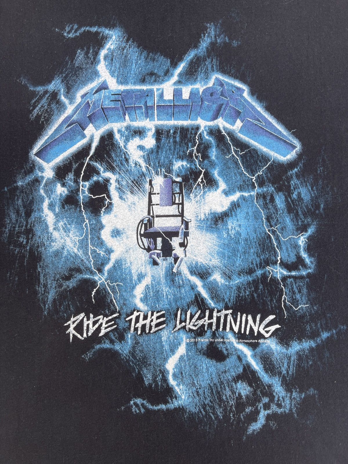 Band Tees Last Drop🔥Vtg y2k Metallica Ride The Lightning Rock Band Tee Size US L / EU 52-54 / 3 - 5 Thumbnail