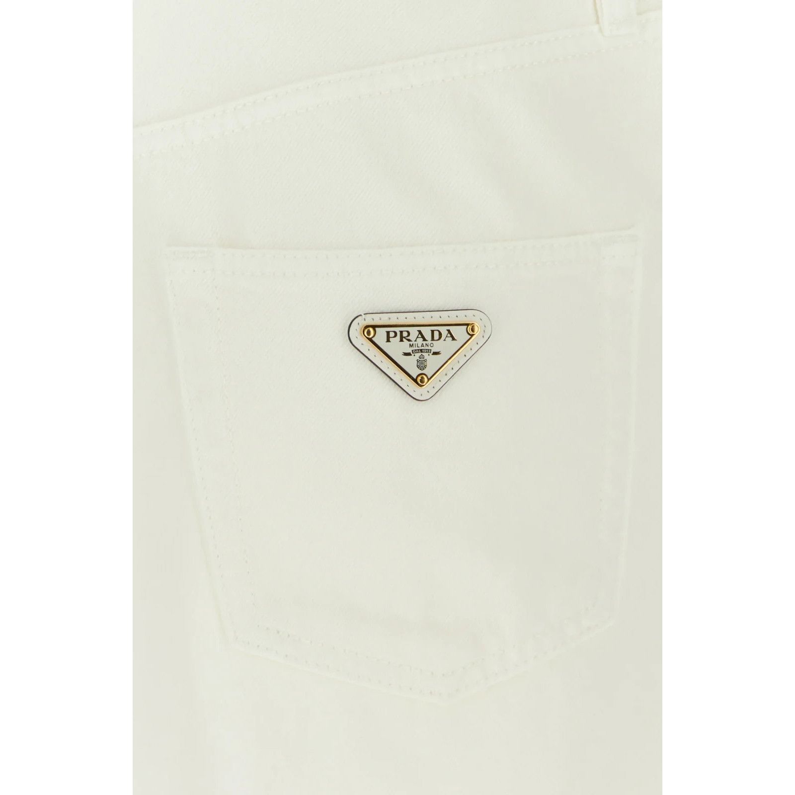 PRADA White Denim Dungarees Dress New And Authentic (Women\'s