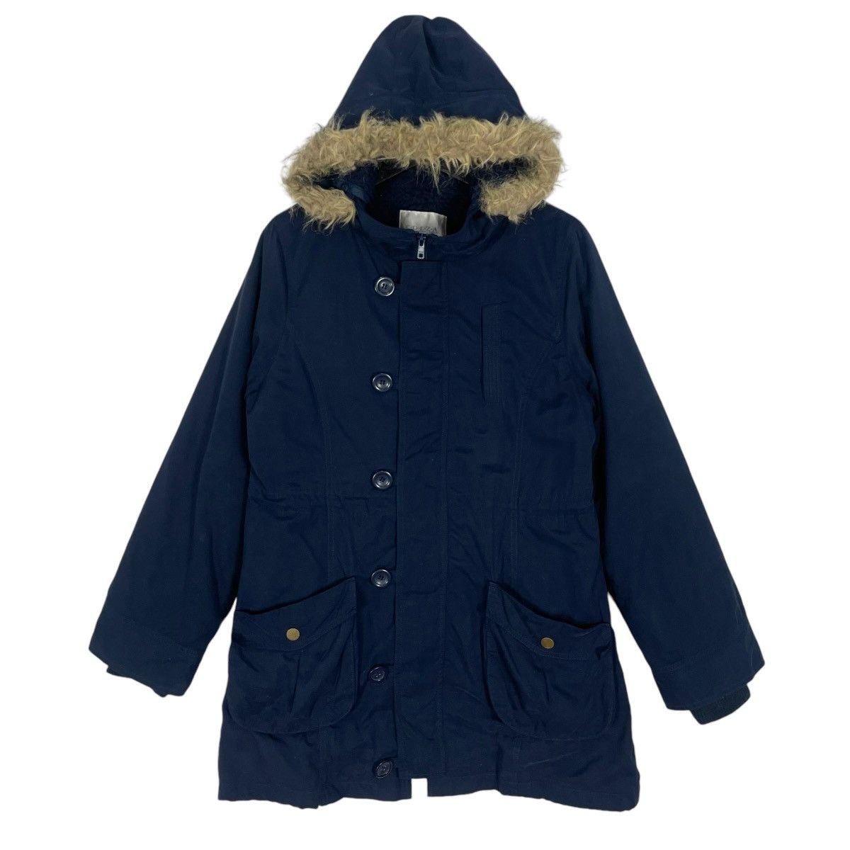 If Six Was Nine Vintage Colza Japanese Brand Faux Fur Hoodie Parka Jacket Size US M / EU 48-50 / 2 - 1 Thumbnail
