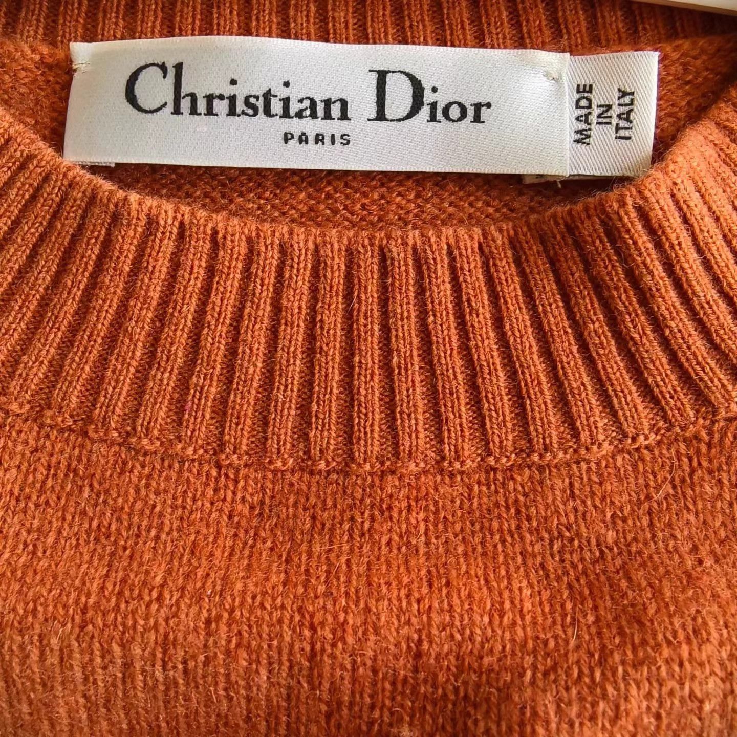 Dior Dior Embroidered Bee Cashmere Sweater 34 99 Size XS / US 0-2 / IT 36-38 - 4 Thumbnail
