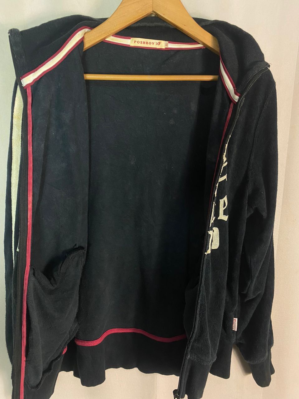 Other Unisex🔥Poshboy xF spellout zipper sweater Size US S / EU 44-46 / 1 - 3 Thumbnail