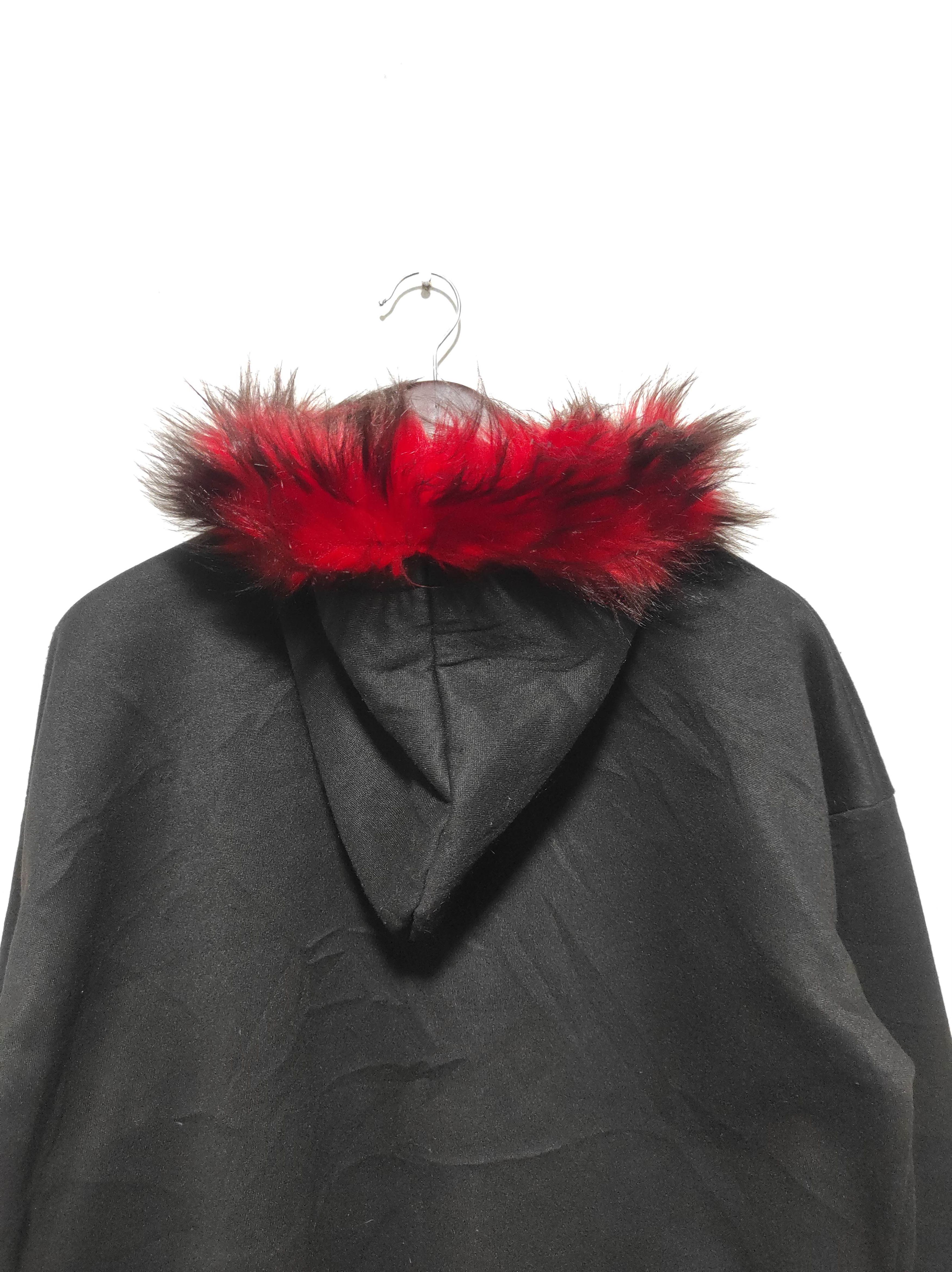 Hysteric Glamour Skull Half Zip Fur Hoodie IfSixWasNine LGB style Size US M / EU 48-50 / 2 - 16 Thumbnail