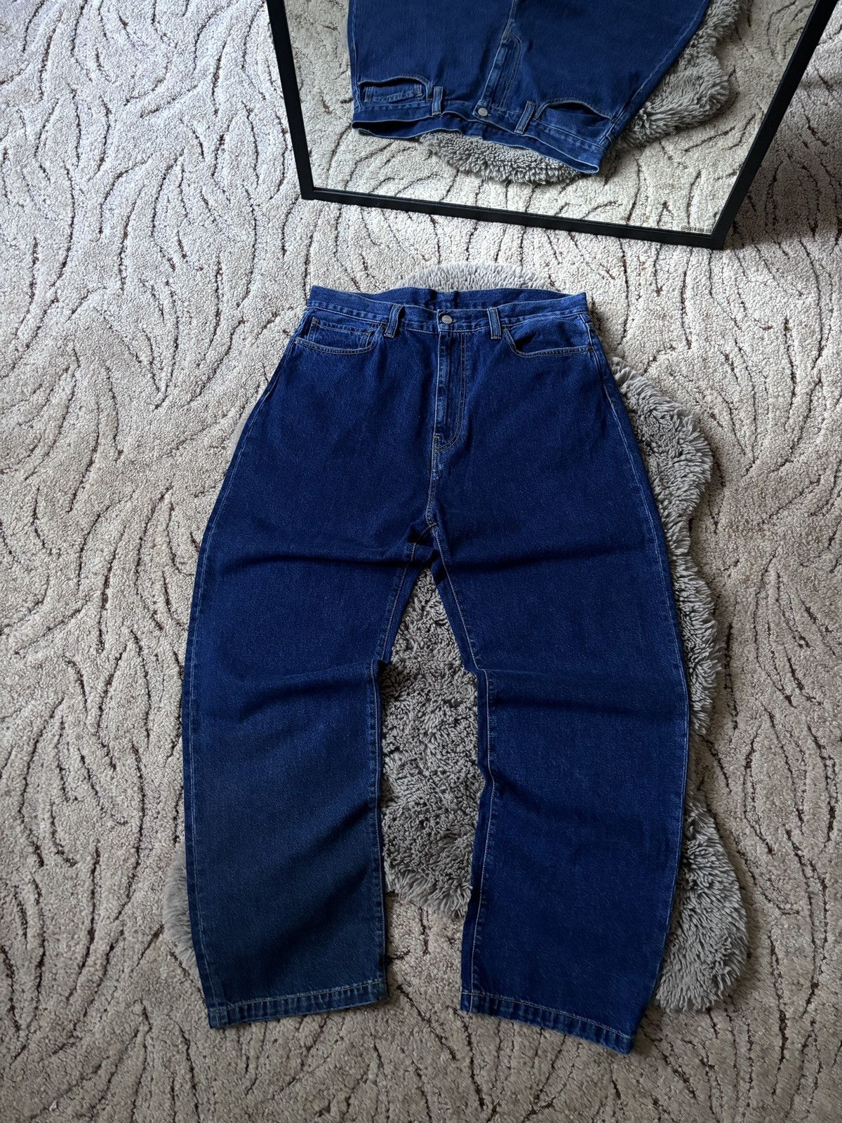 Carhartt Carhartt jeans Landon baggy blue denim pants Size US 34 / EU 50 - 3 Thumbnail