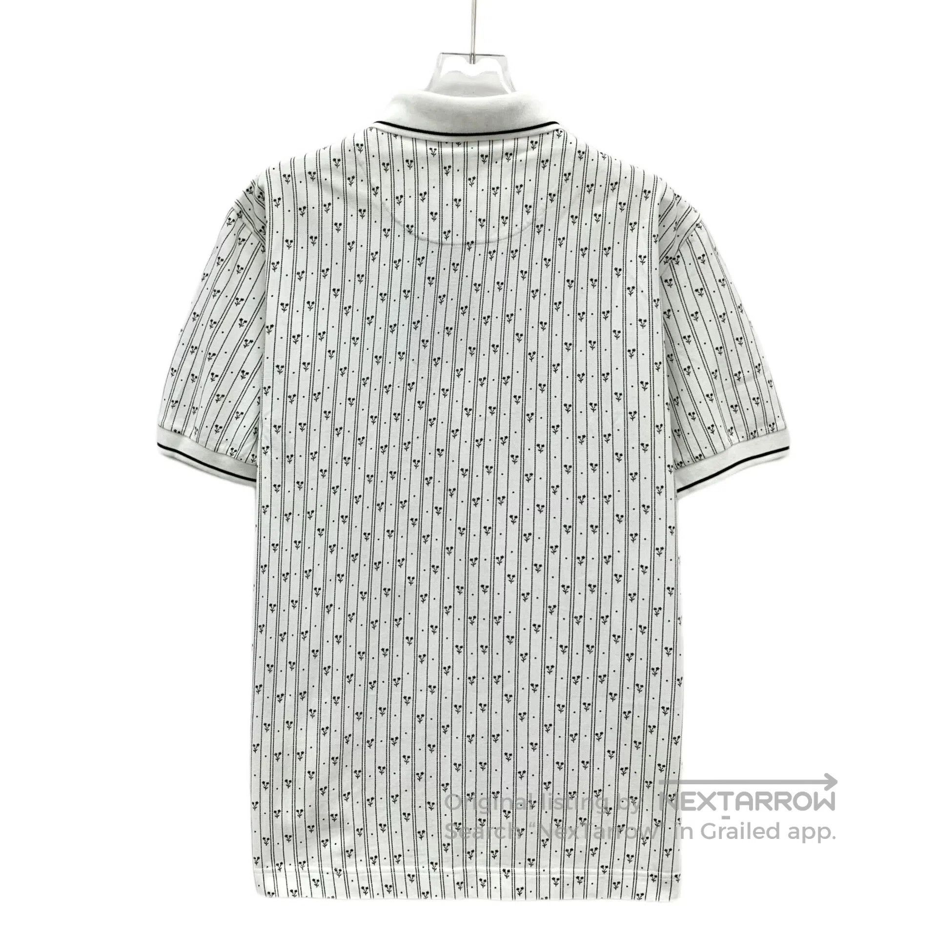 Dolce & Gabbana Dolce Gabbana White Floral Handgun Embroidered Cotton Coll Size US S / EU 44-46 / 1 - 2 Thumbnail