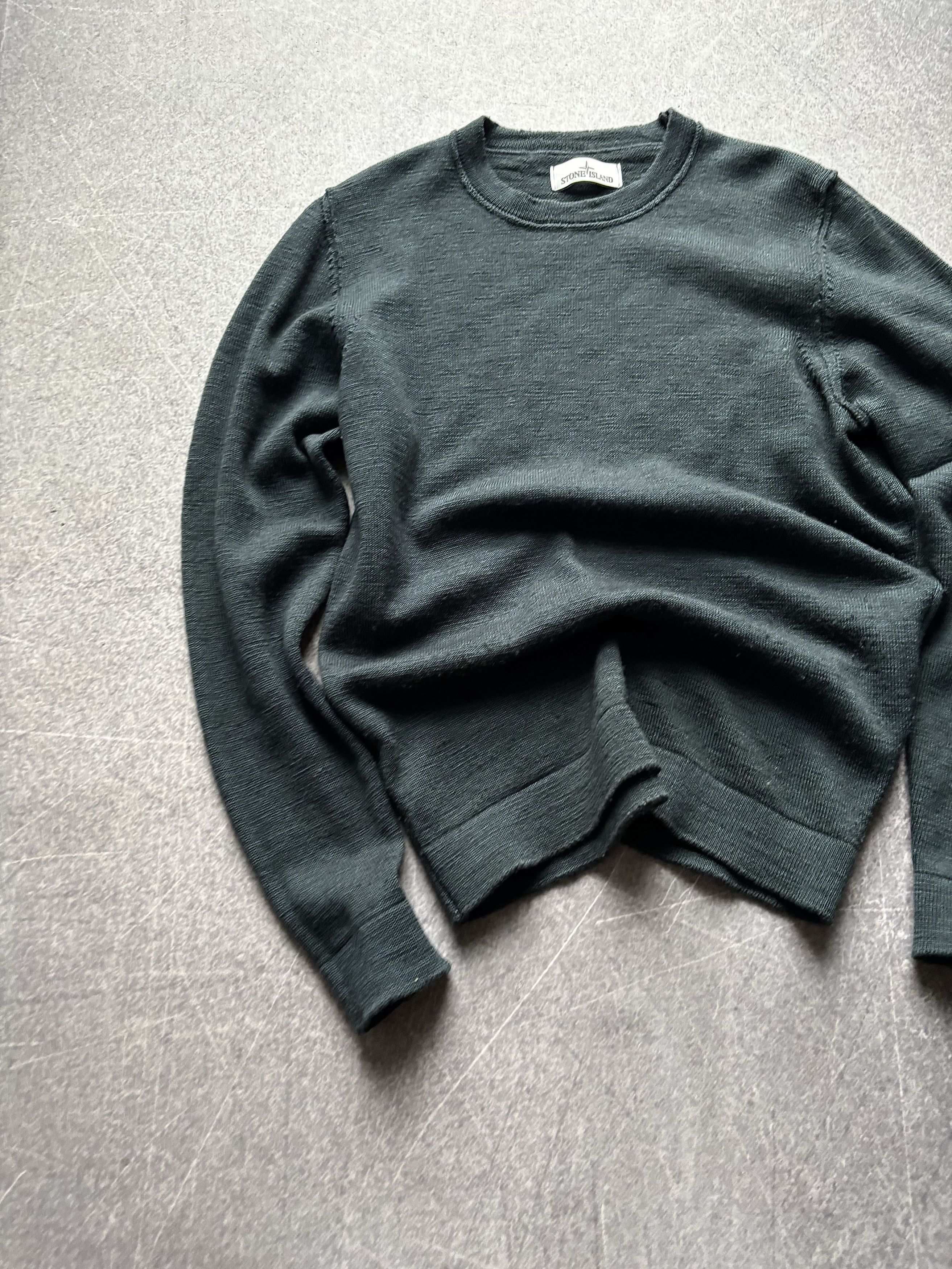 Stone Island Vintage Stone Island Pullover Wool Sweater Mens Authentic Size US M / EU 48-50 / 2 - 2 Thumbnail