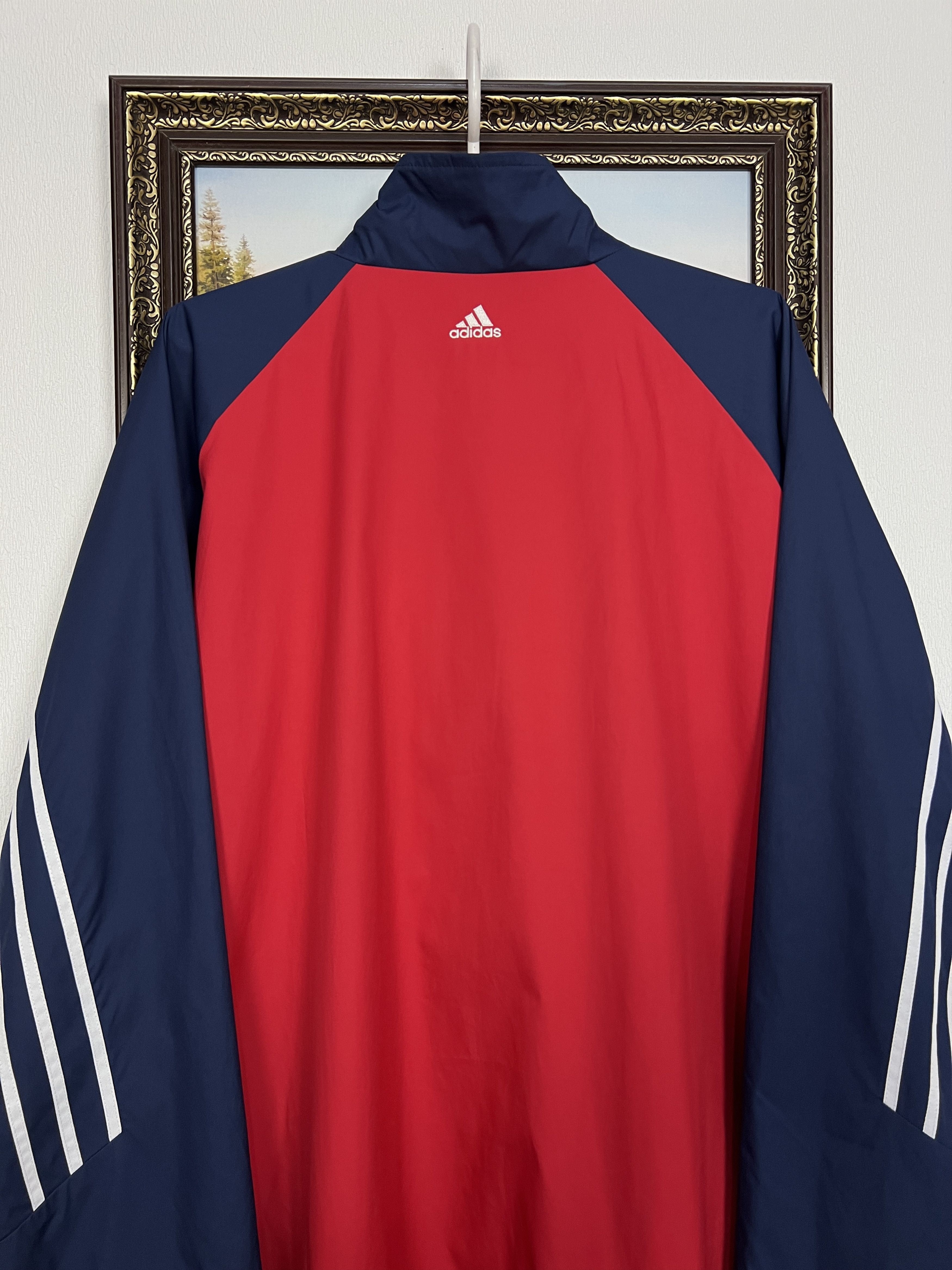 Adidas Vintage Adidas Bayern Munich Football Jacket Soccer Track Size US L / EU 52-54 / 3 - 11 Thumbnail