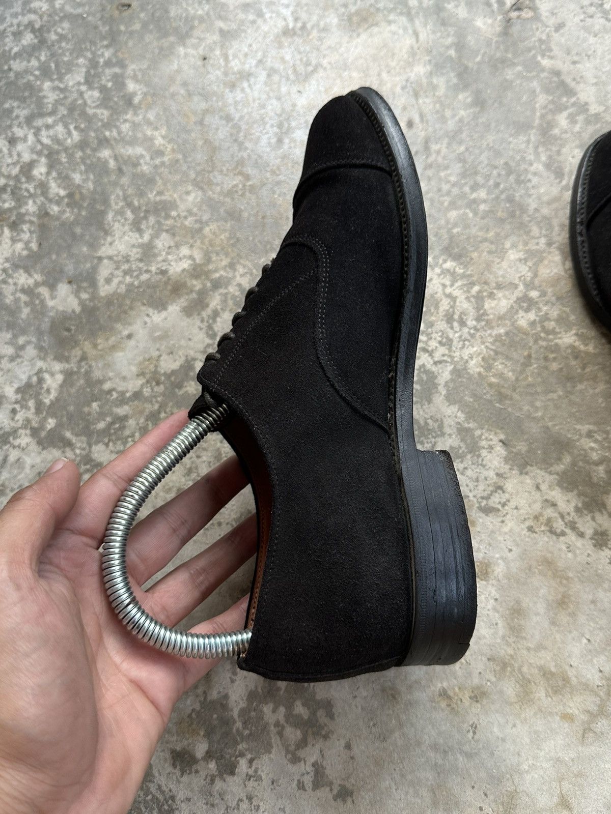 Alfred Sargent Alfred Sargent Limited Edition Suede Cap-Toe Oxford Shoes Size US 5 / EU 37 - 5 Thumbnail