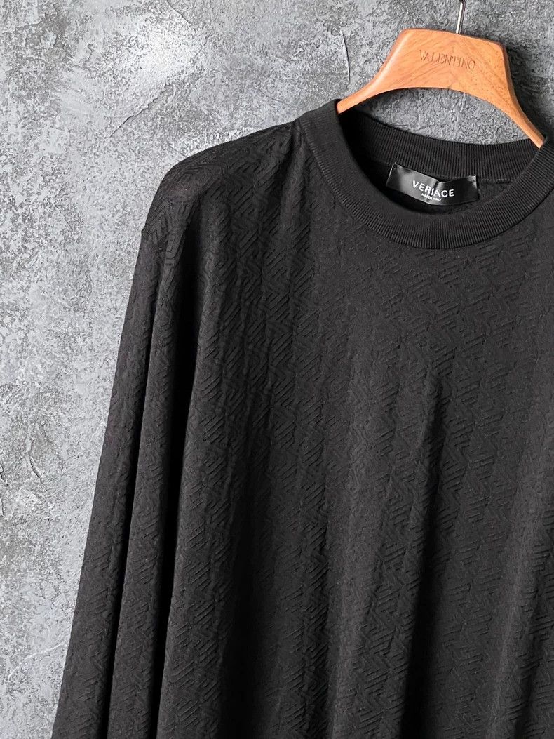 Versace Versace Black crew neck sweater Size US L / EU 52-54 / 3 - 5 Thumbnail
