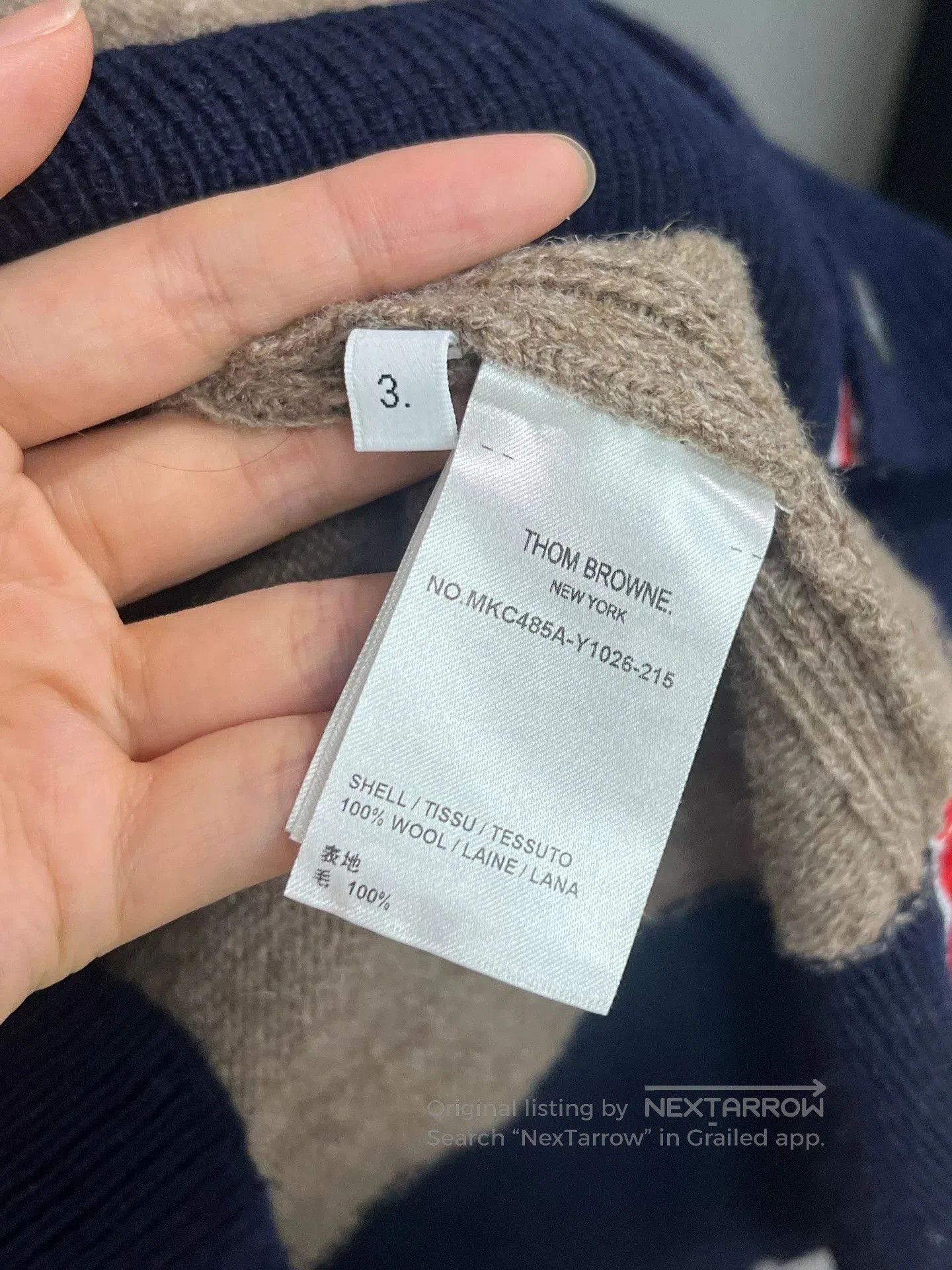 Thom Browne thom browne brown wool cardigan. Size US M / EU 48-50 / 2 - 3 Thumbnail