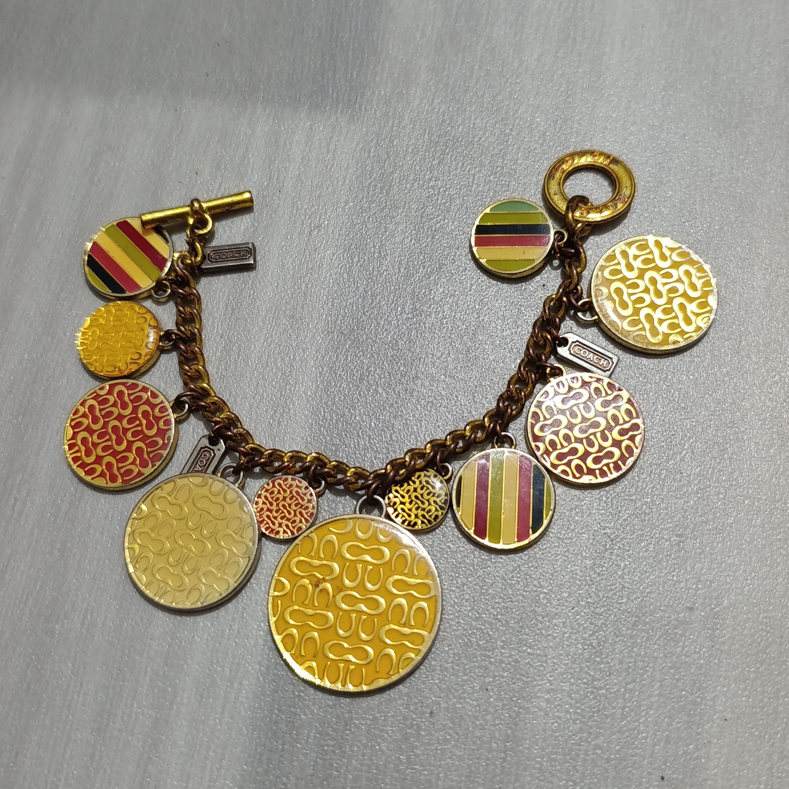 Coach VTG 90's Coach Charm bracelet Size ONE SIZE - 1 Thumbnail