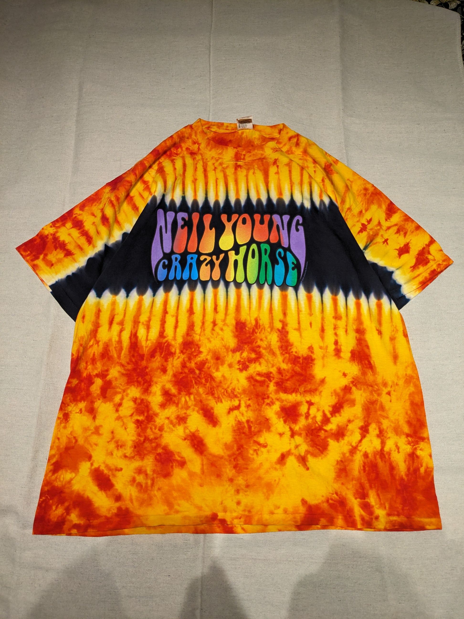 Vintage Vintage Neil Young x Crazy Horse Greendale tour tee men XXL Size US XXL / EU 58 / 5 - 2 Thumbnail
