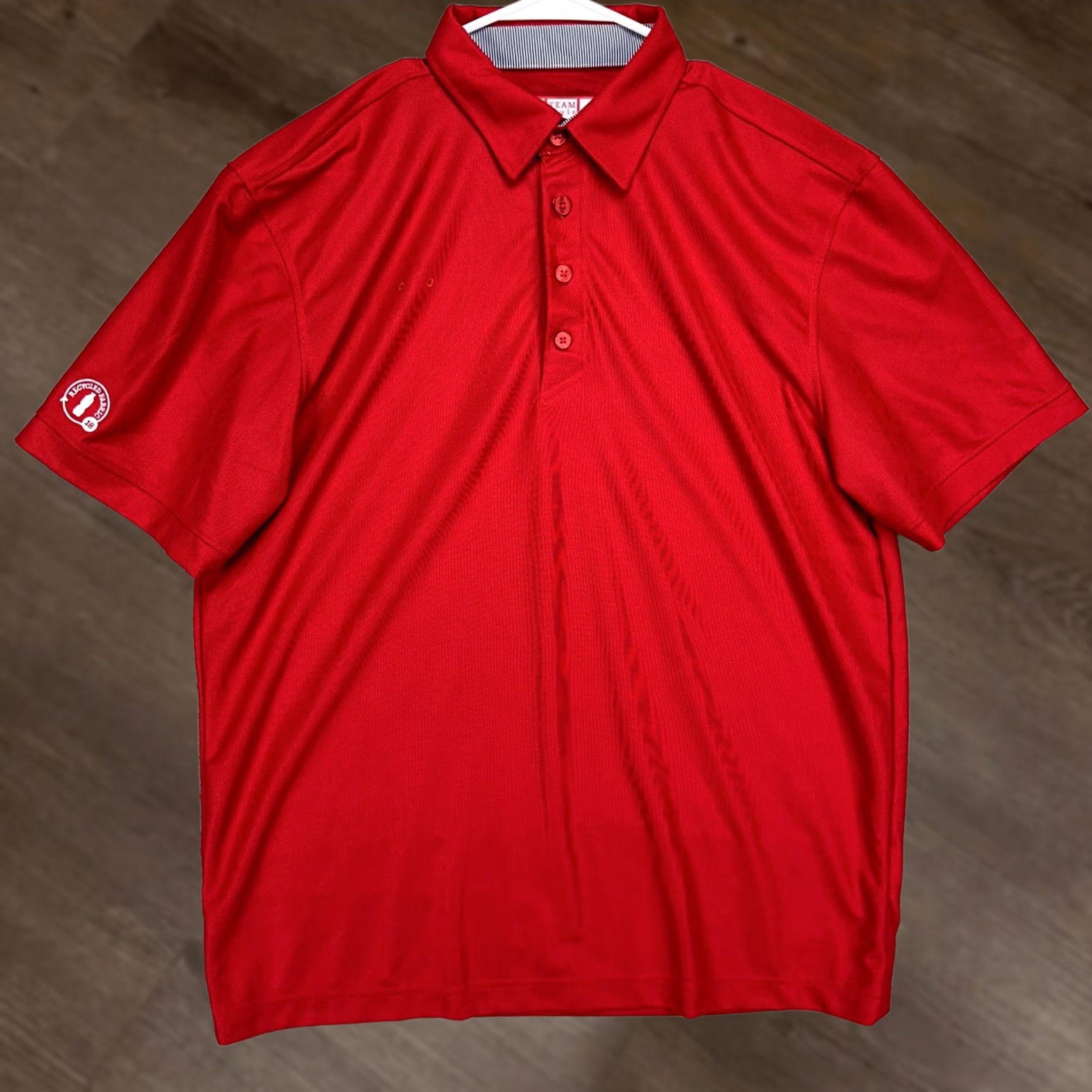 Vintage OOBE Chick Fillet Polo Shirt Mens Large Red Short Sleeve Logo Rugby Shirt Size US L / EU 52-54 / 3 - 1 Thumbnail