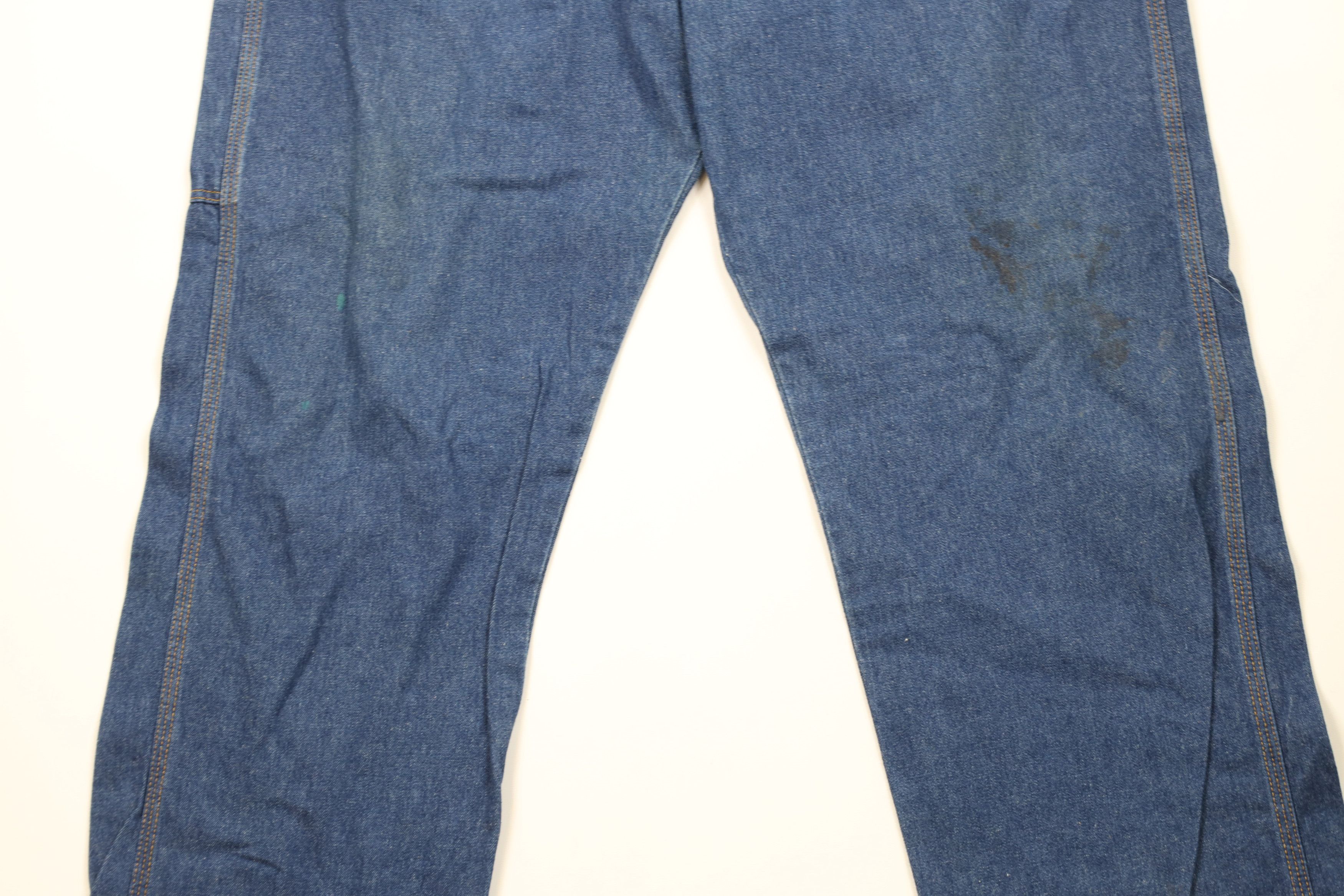 Vintage Vintage 90s Streetwear Workwear Wide Leg Dungaree Jeans USA Size US 38 / EU 54 - 3 Thumbnail