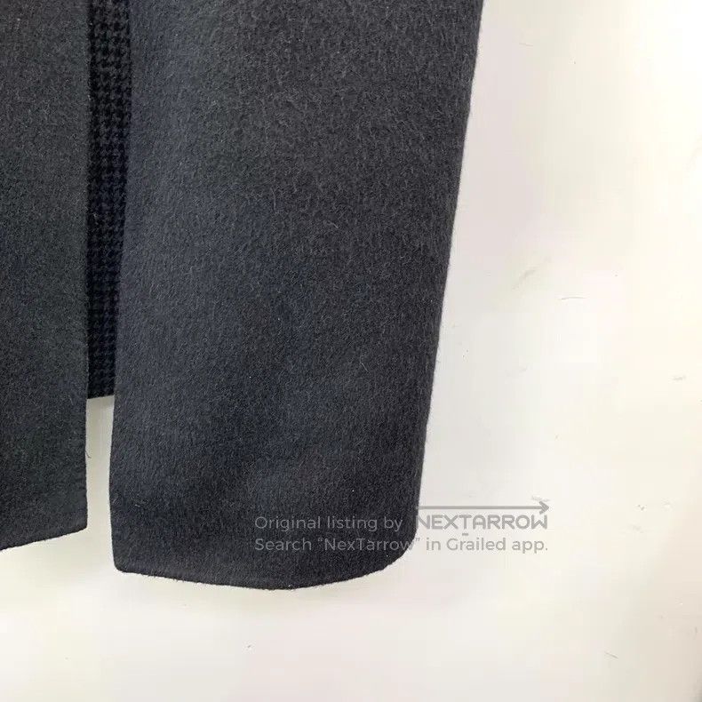 Dior Dior Black checkered wool lapel long-sleeved belt coat Size M / US 6-8 / IT 42-44 - 5 Thumbnail