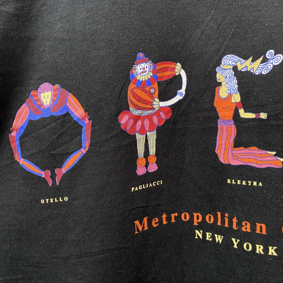 Vintage Vintage 90s Metropolitan Opera New York Art Graphic Tee Size US S / EU 44-46 / 1 - 3 Thumbnail