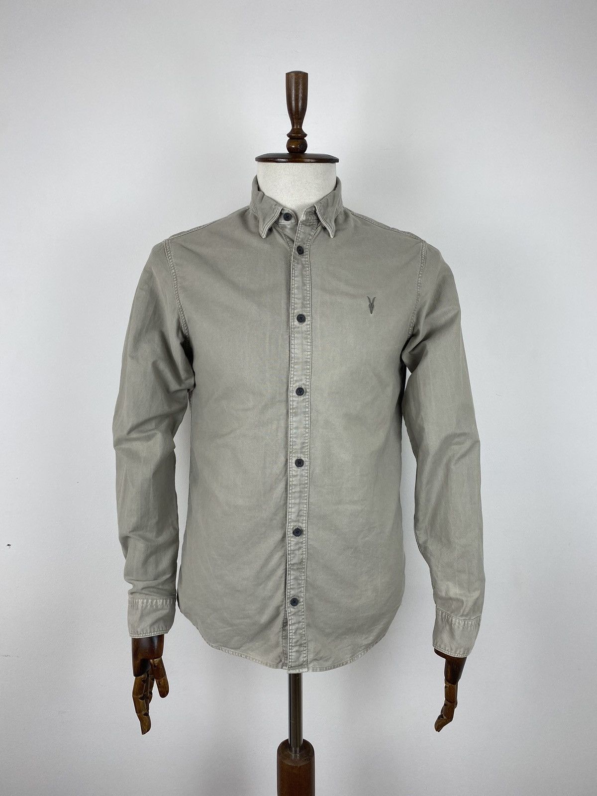 Allsaints Men’s Allsaints Hungtingdon Long Sleeve Shirt size S Size US S / EU 44-46 / 1 - 1 Thumbnail