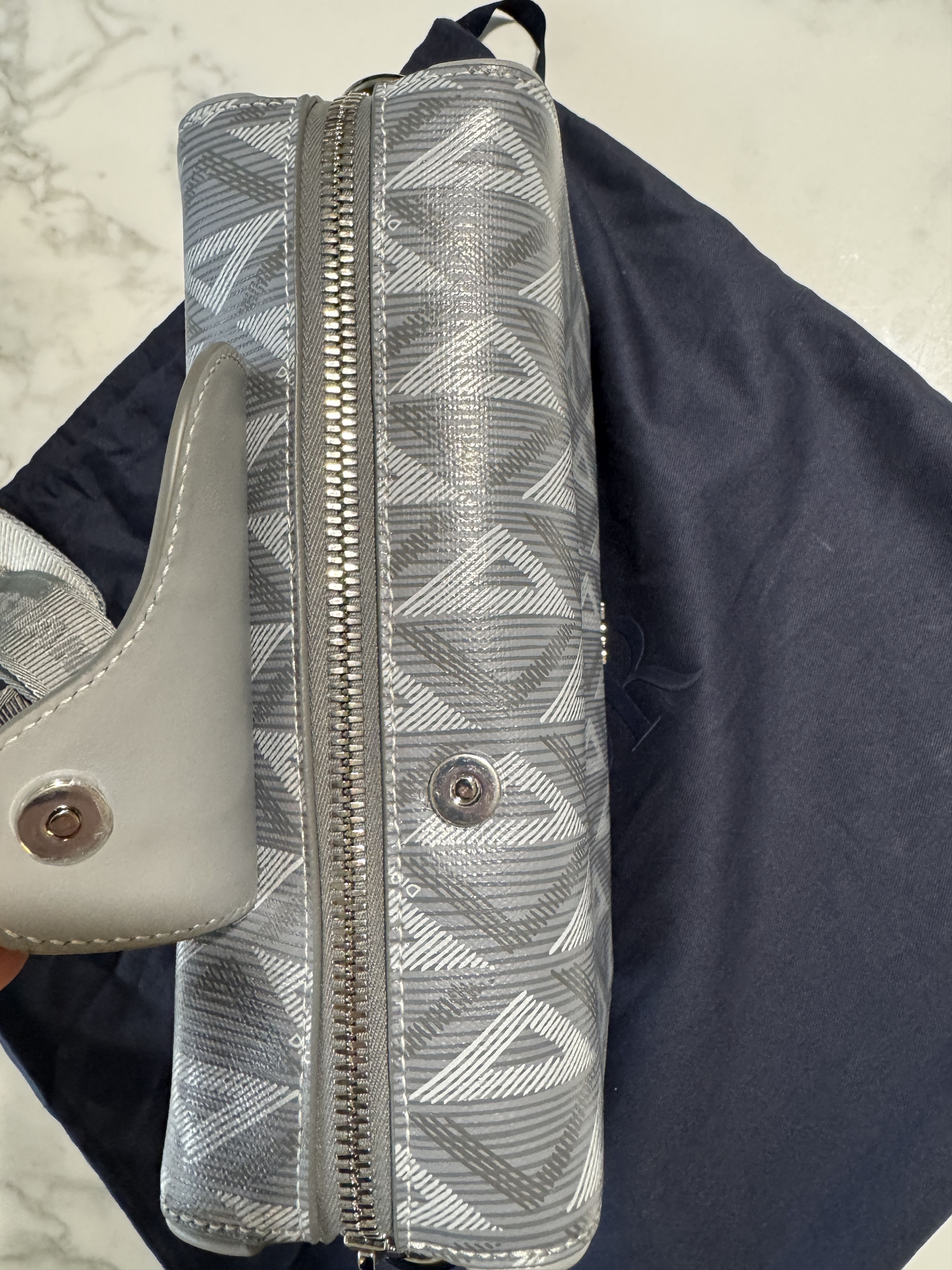 Dior Lingot pouch saddle diamond canvas Size ONE SIZE - 9 Thumbnail