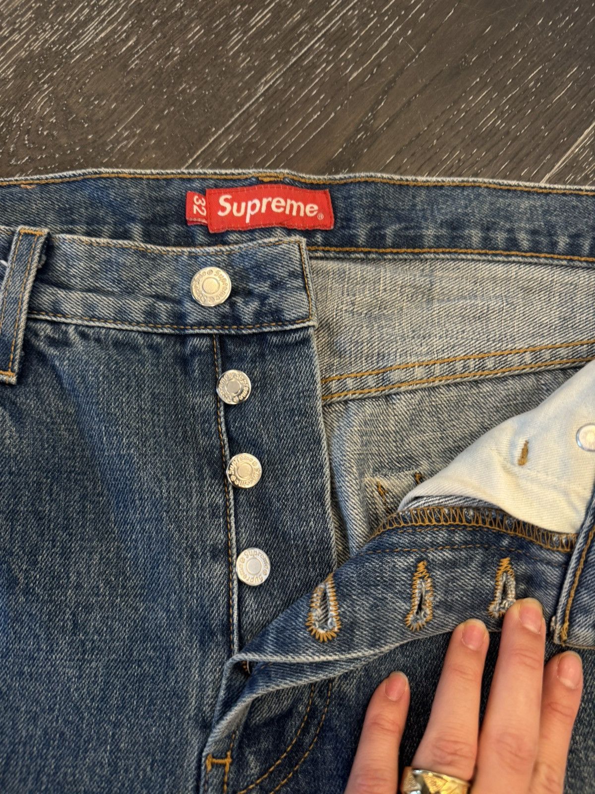 Supreme Supreme denim jeans Size US 32 / EU 48 - 4 Thumbnail
