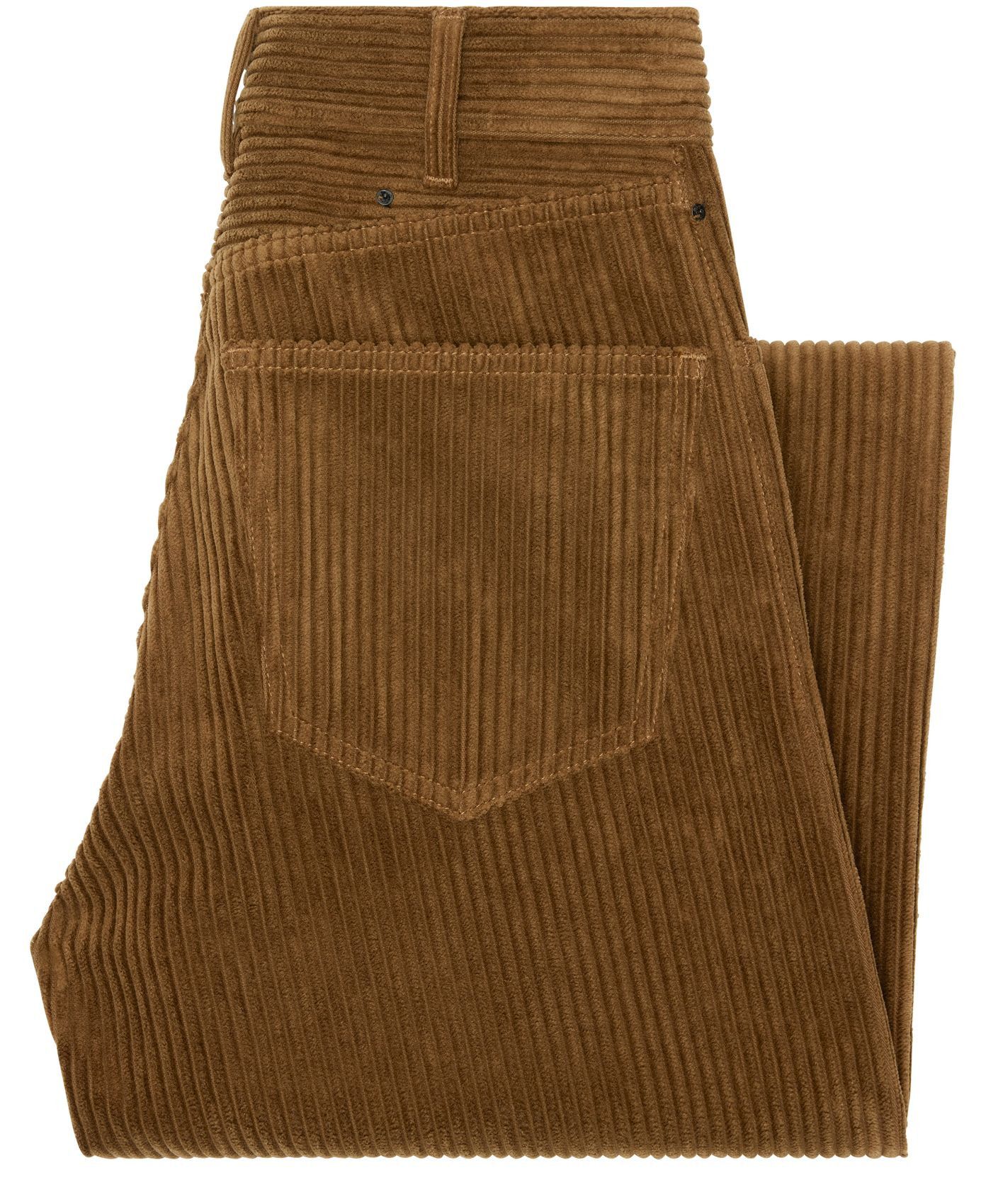 Celine o1w1db11124 Corduroy Kitty Jeans in Brown Size 24" / US 00 / IT 34 - 4 Thumbnail