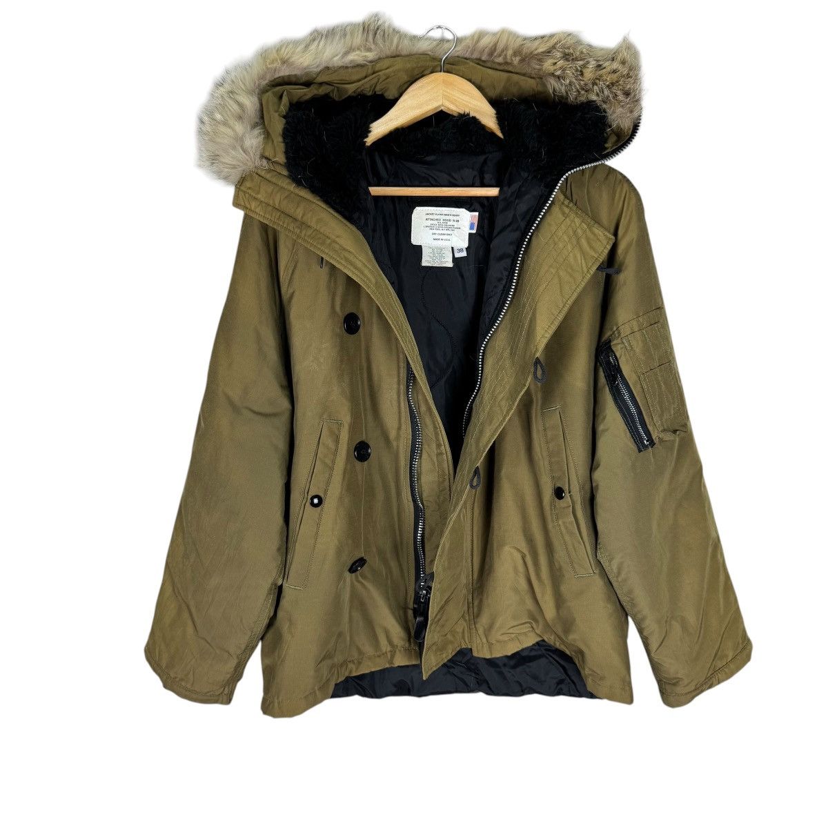 I. Spiewak And Sons ☀️I SPIEWAK SONS FAUX FUR HOODIE ZIPPER JACKET Size US M / EU 48-50 / 2 - 6 Thumbnail