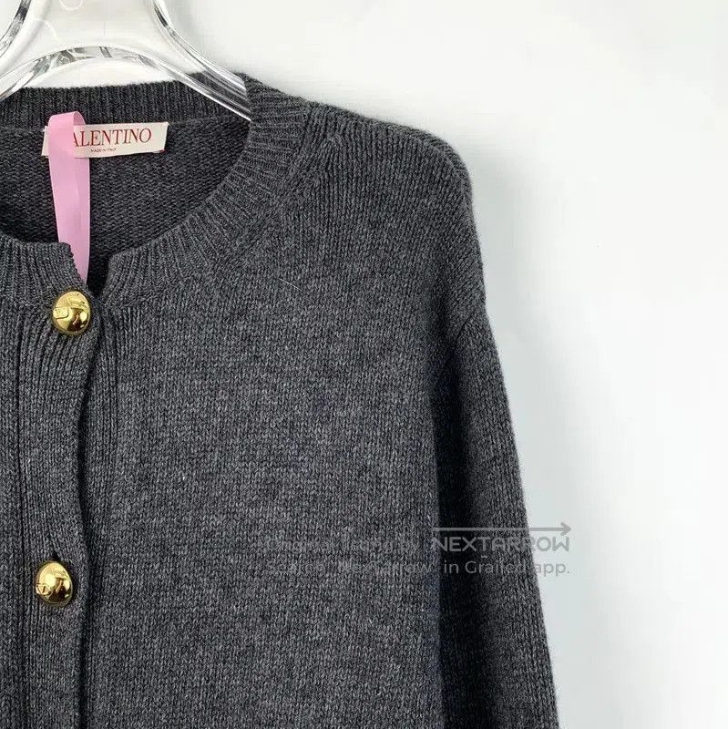 Valentino Valentino Women's Black Grey Cardigan Sweater . Size S / US 4 / IT 40 - 3 Thumbnail